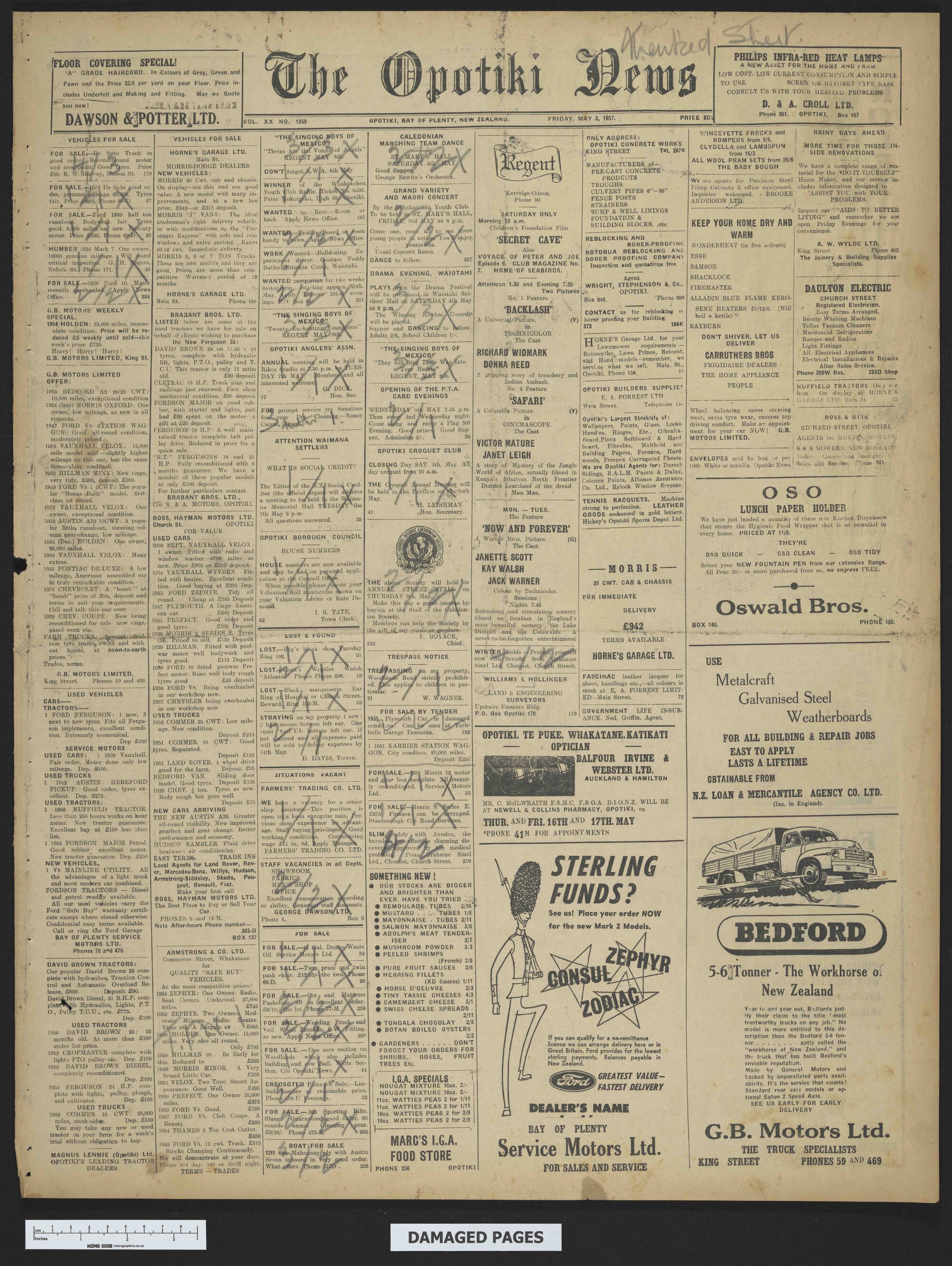 1957-05-03 Opotiki News