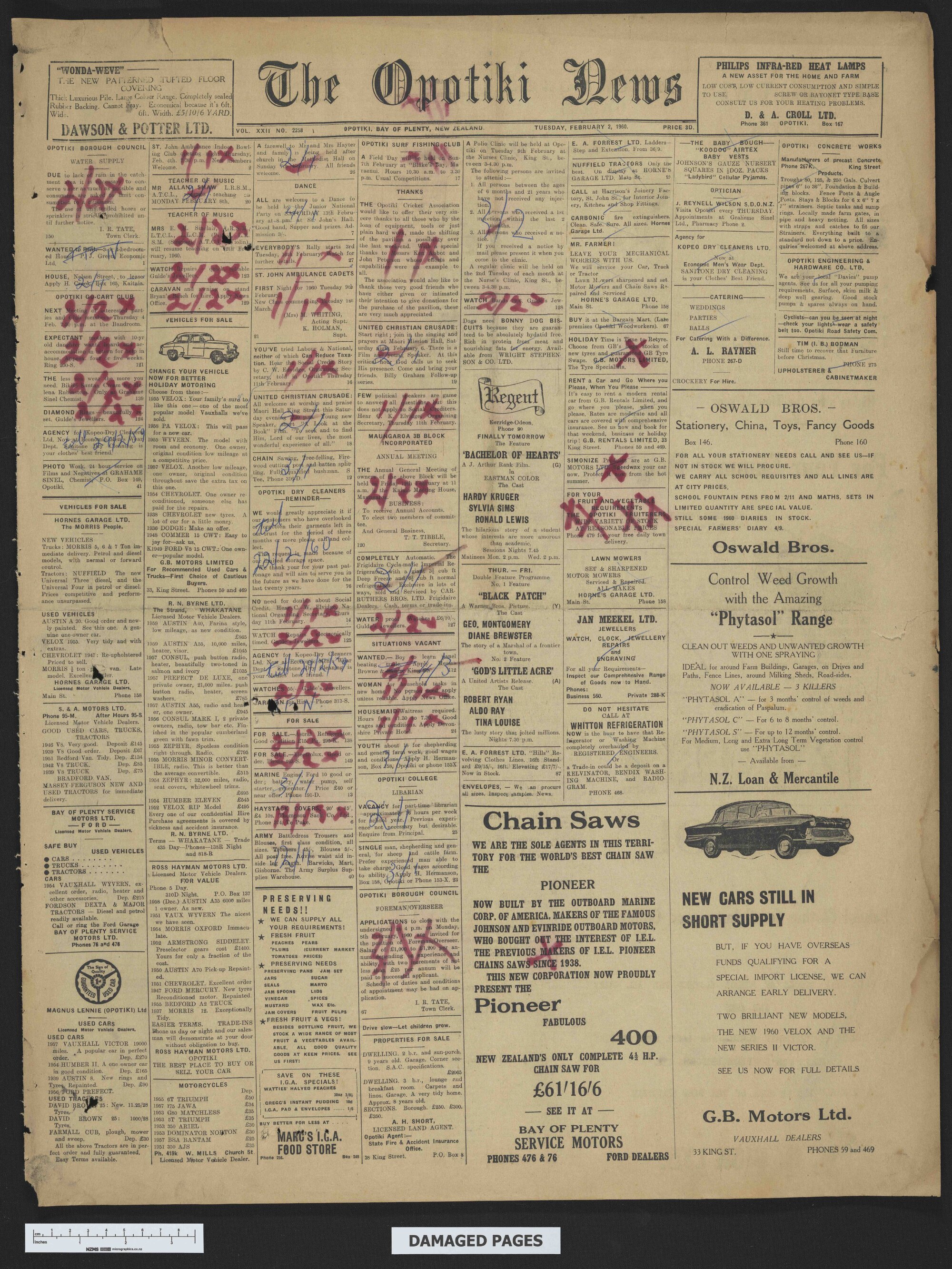 1960-02-02 Opotiki News