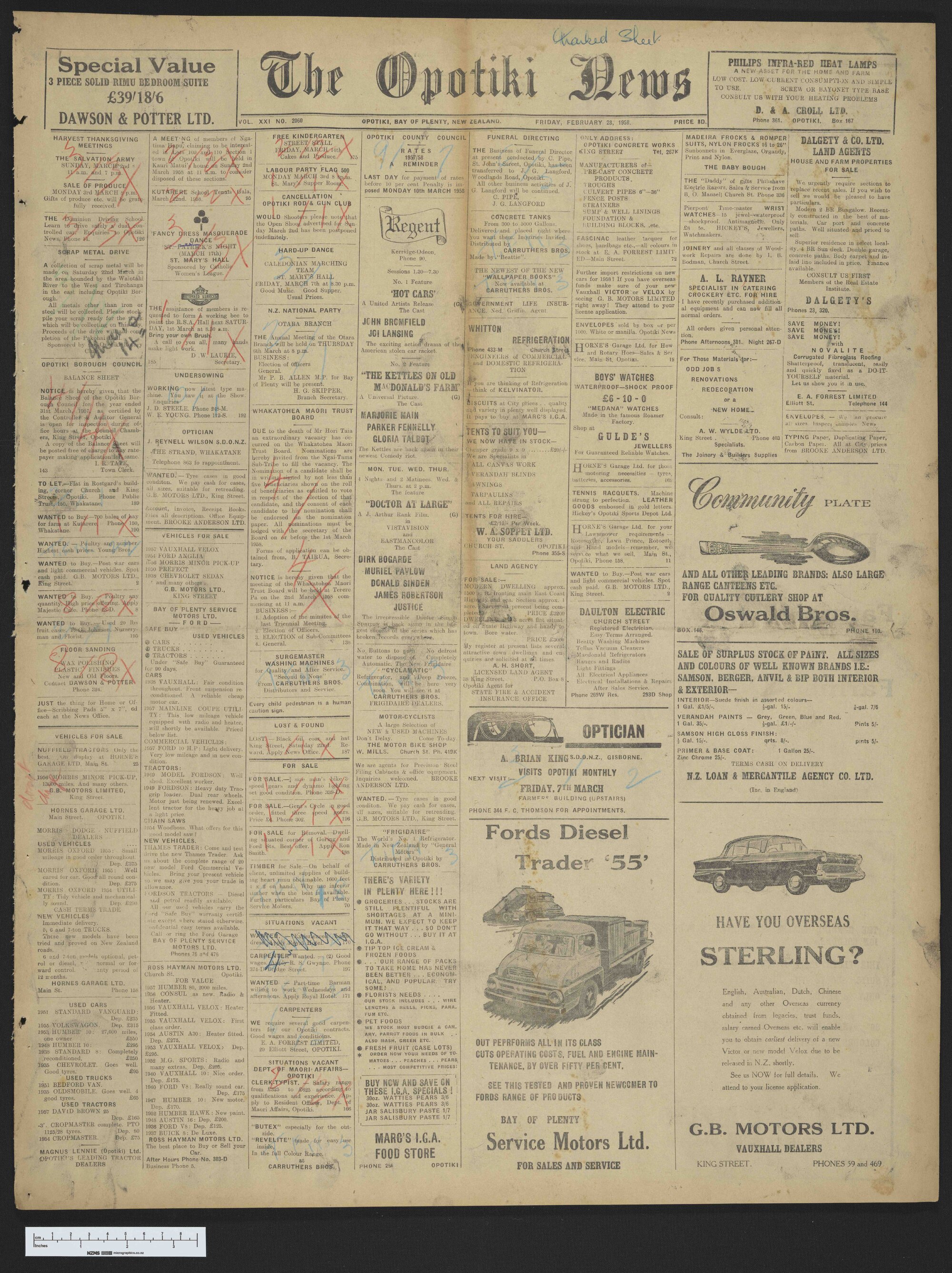 1958-02-28 Opotiki News