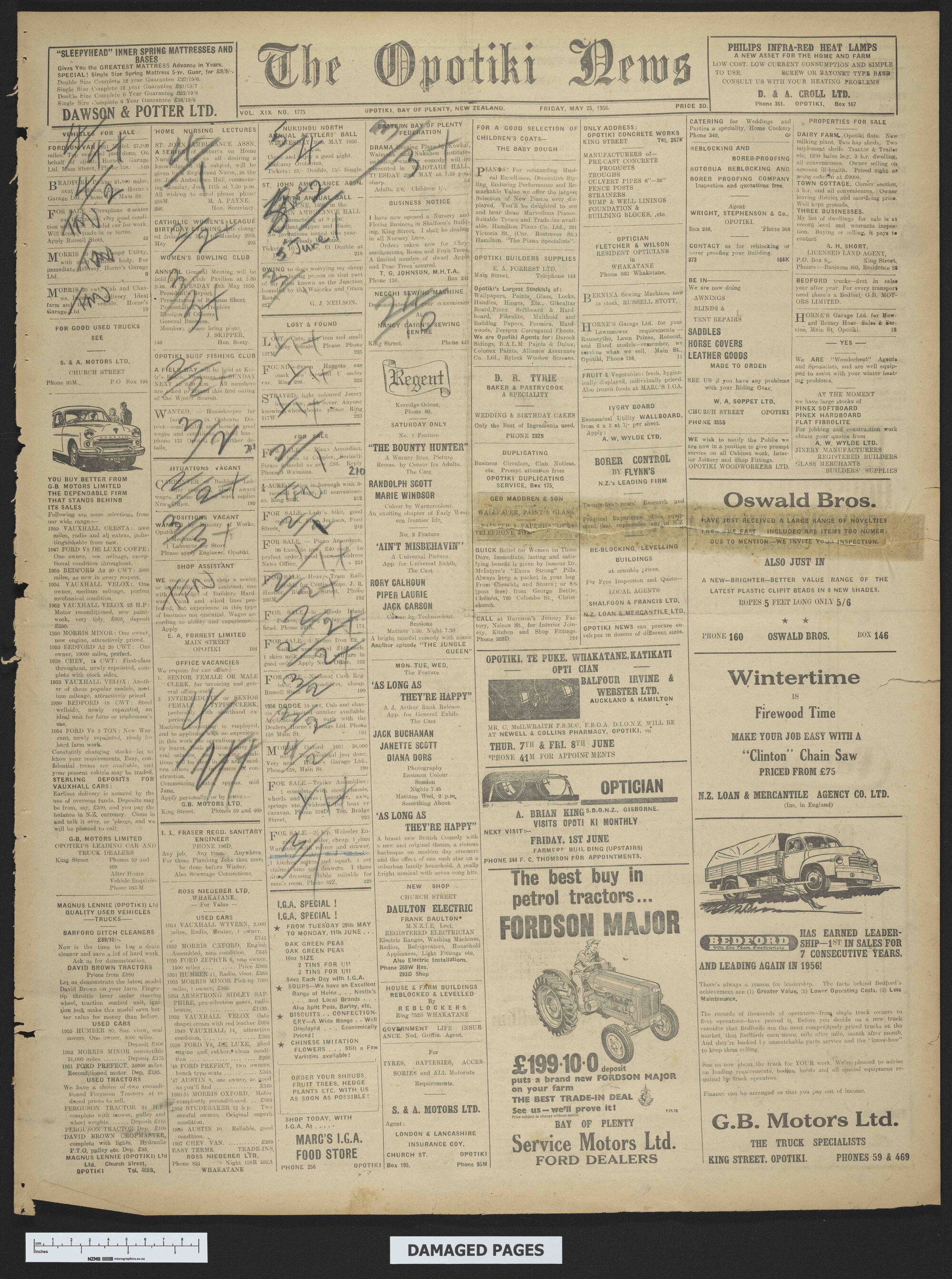 1956-05-25 Opotiki News