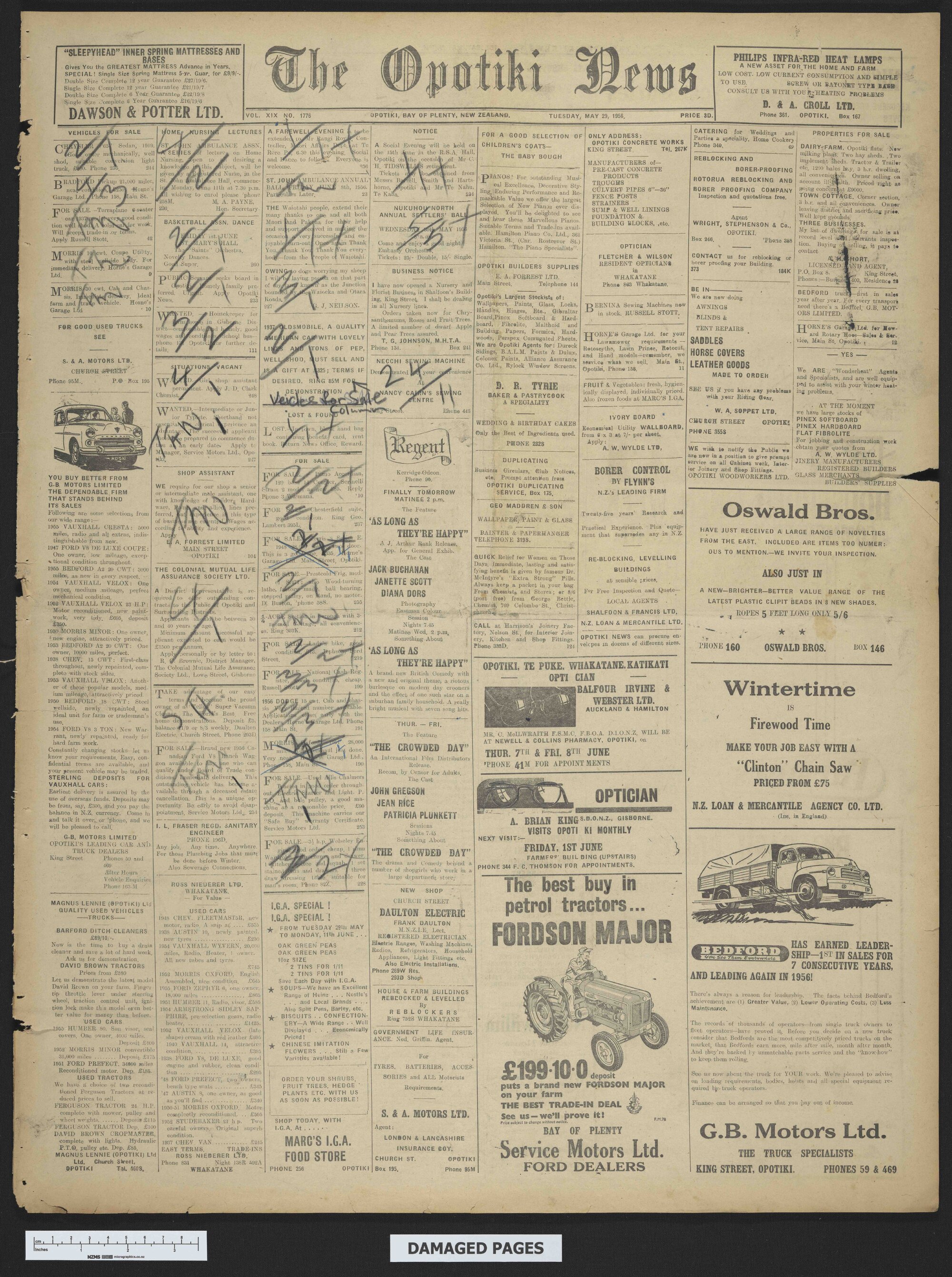 1956-05-29 Opotiki News