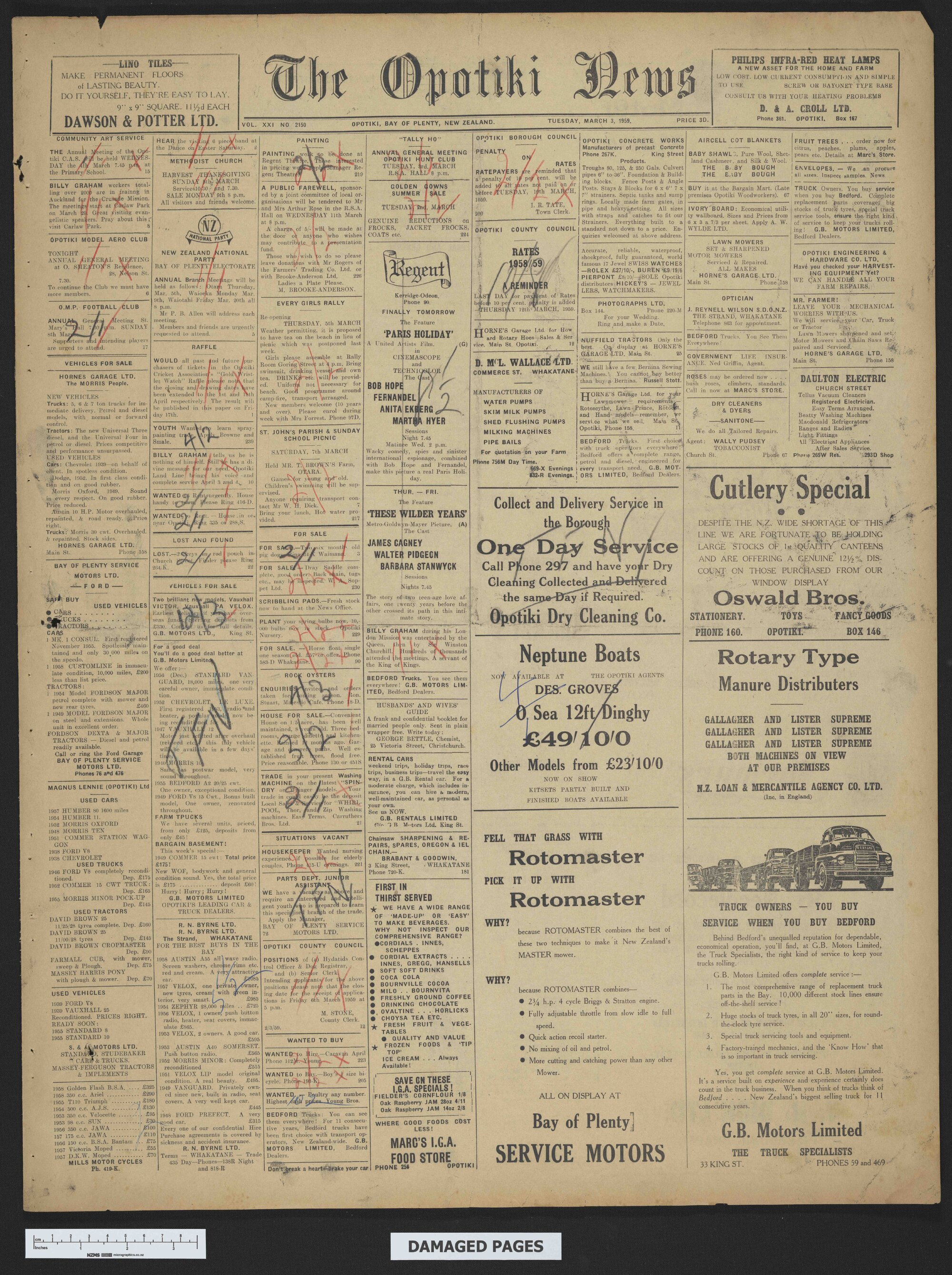 1959-03-03 Opotiki News