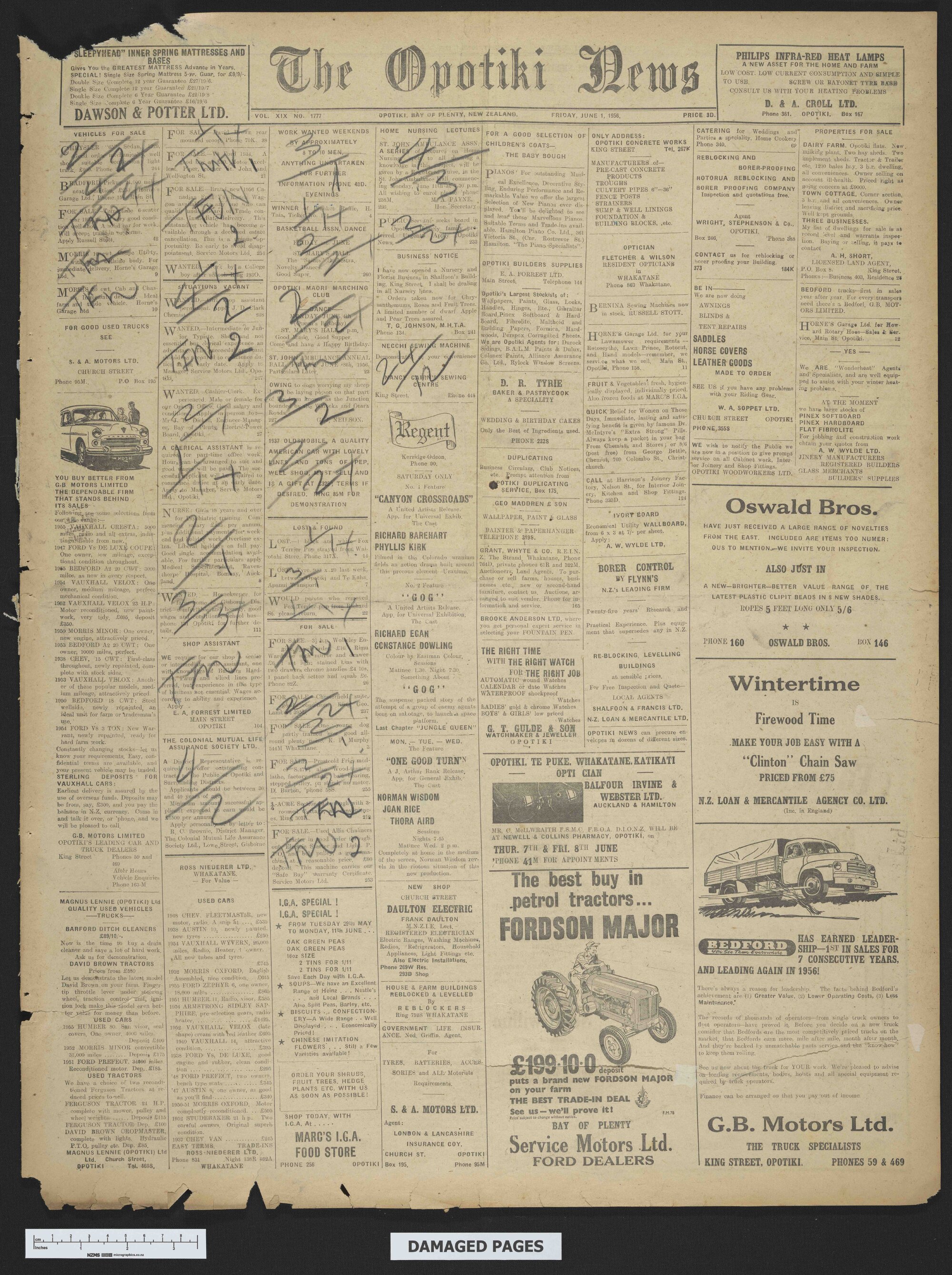 1956-06-01 Opotiki News