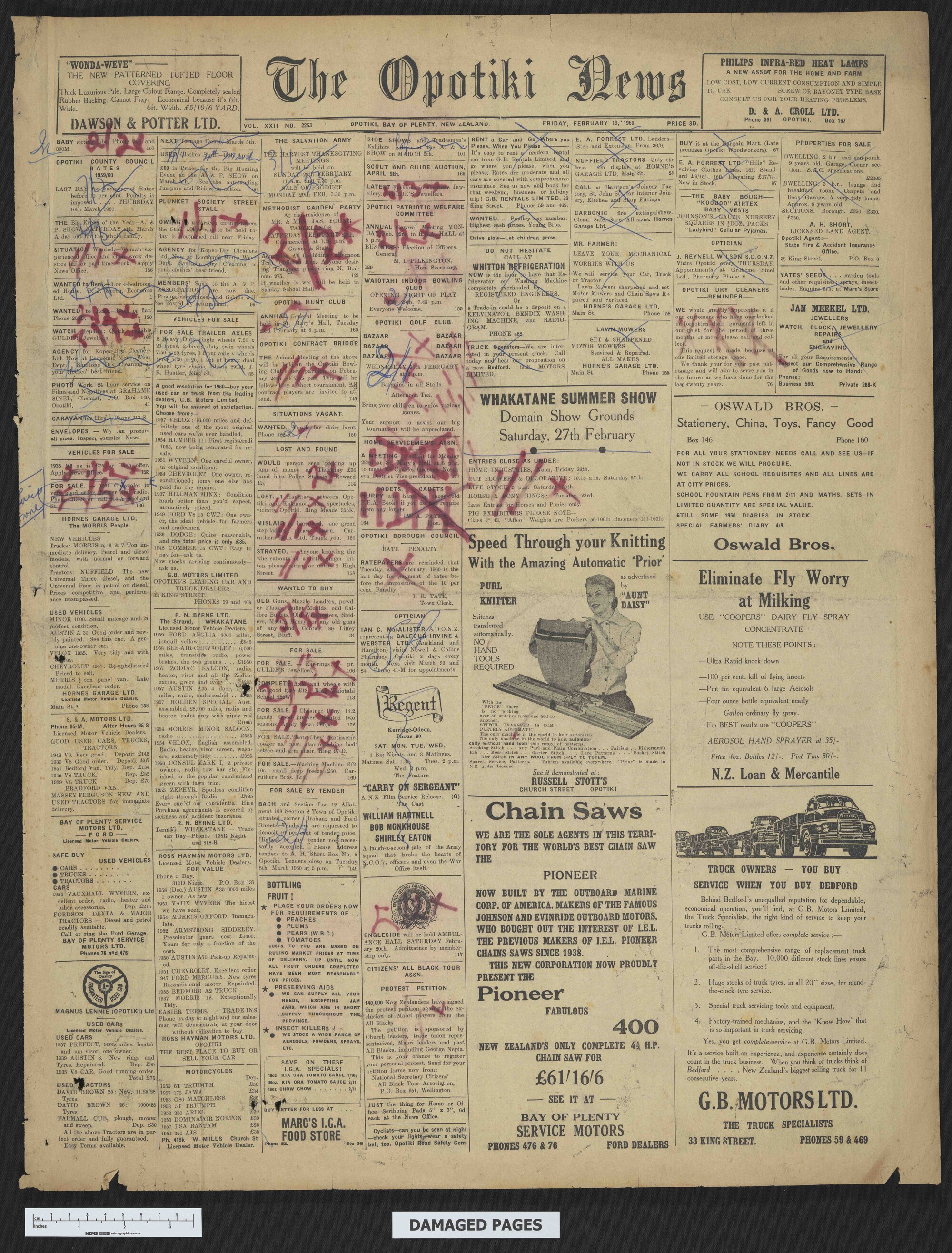 1960-02-19 Opotiki News