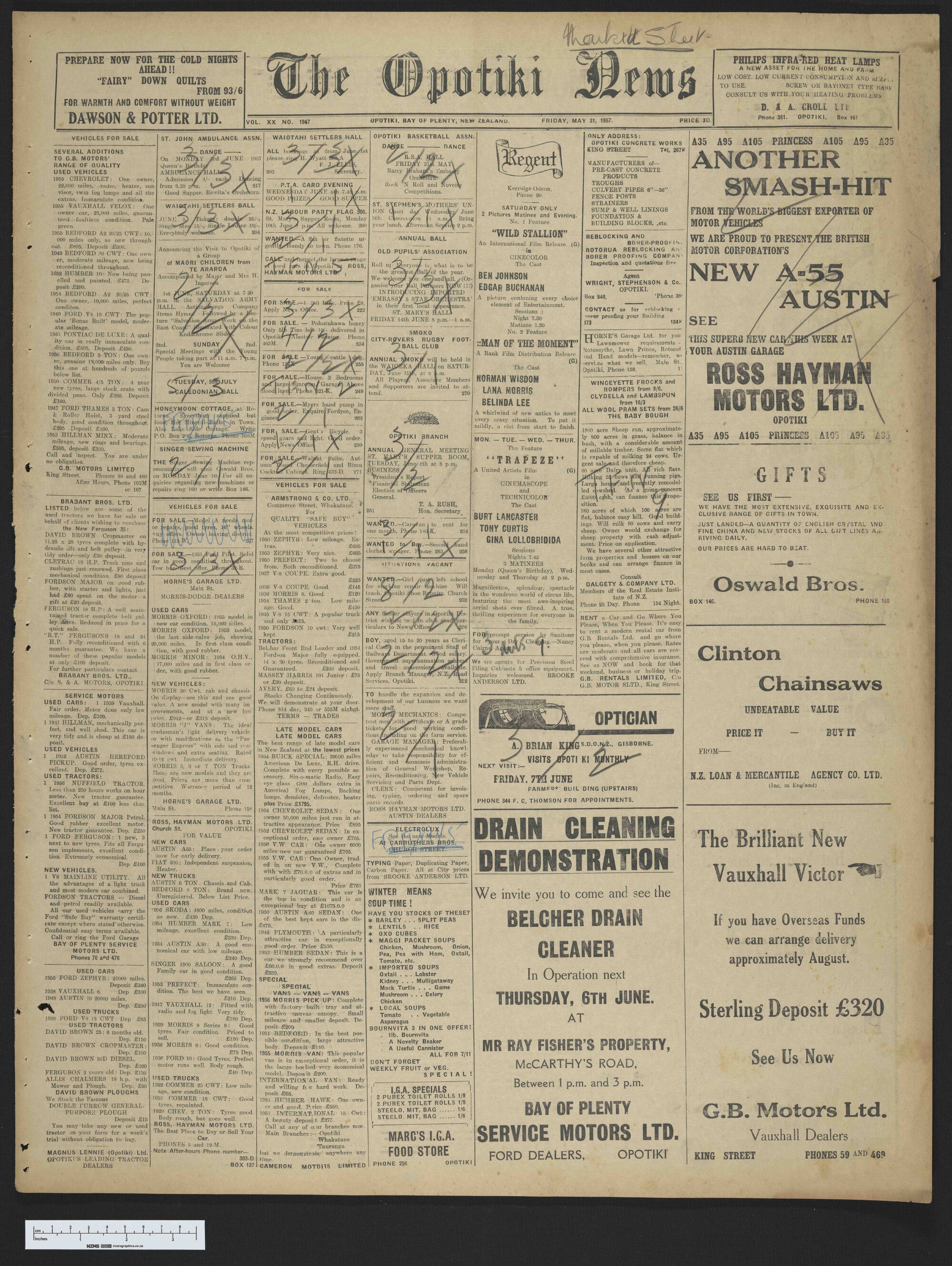 1957-05-31 Opotiki News