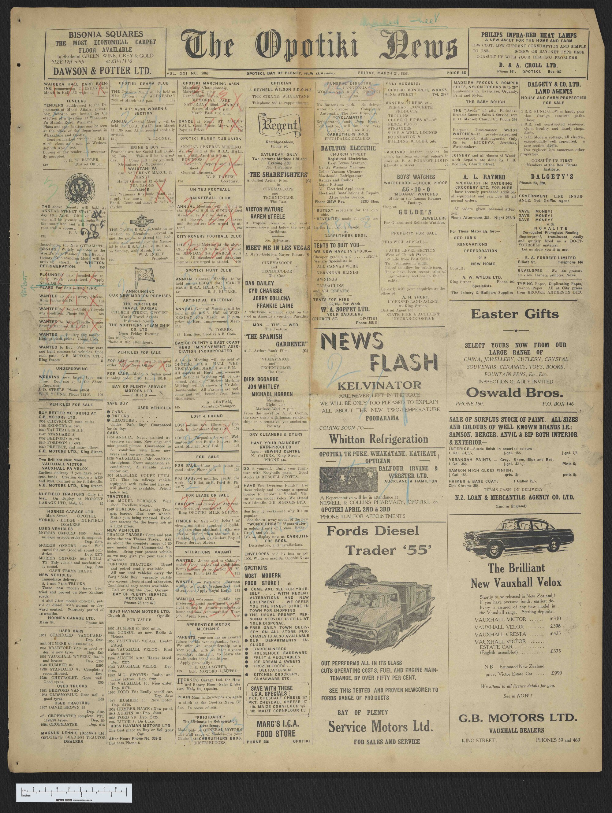 1958-03-21 Opotiki News