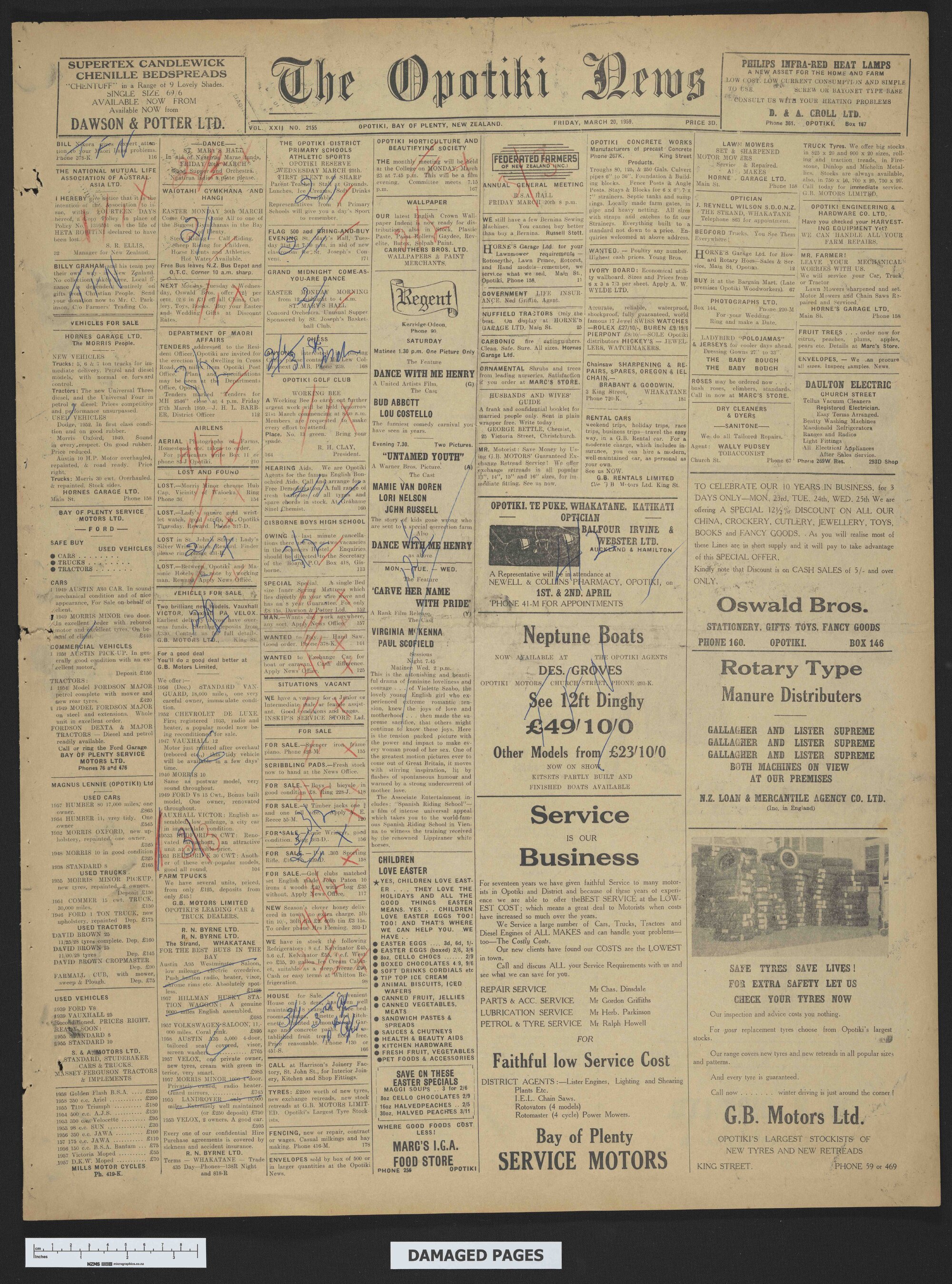 1959-03-20 Opotiki News