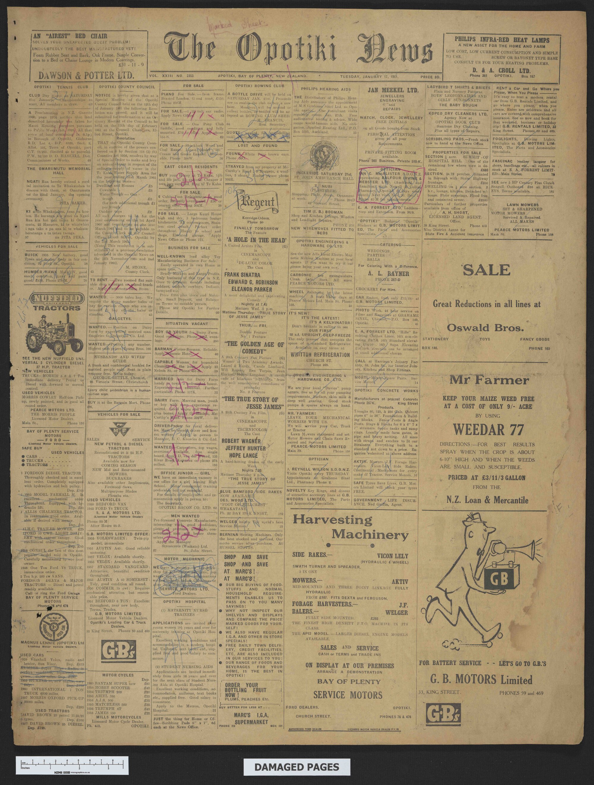 1961-01-17 Opotiki News