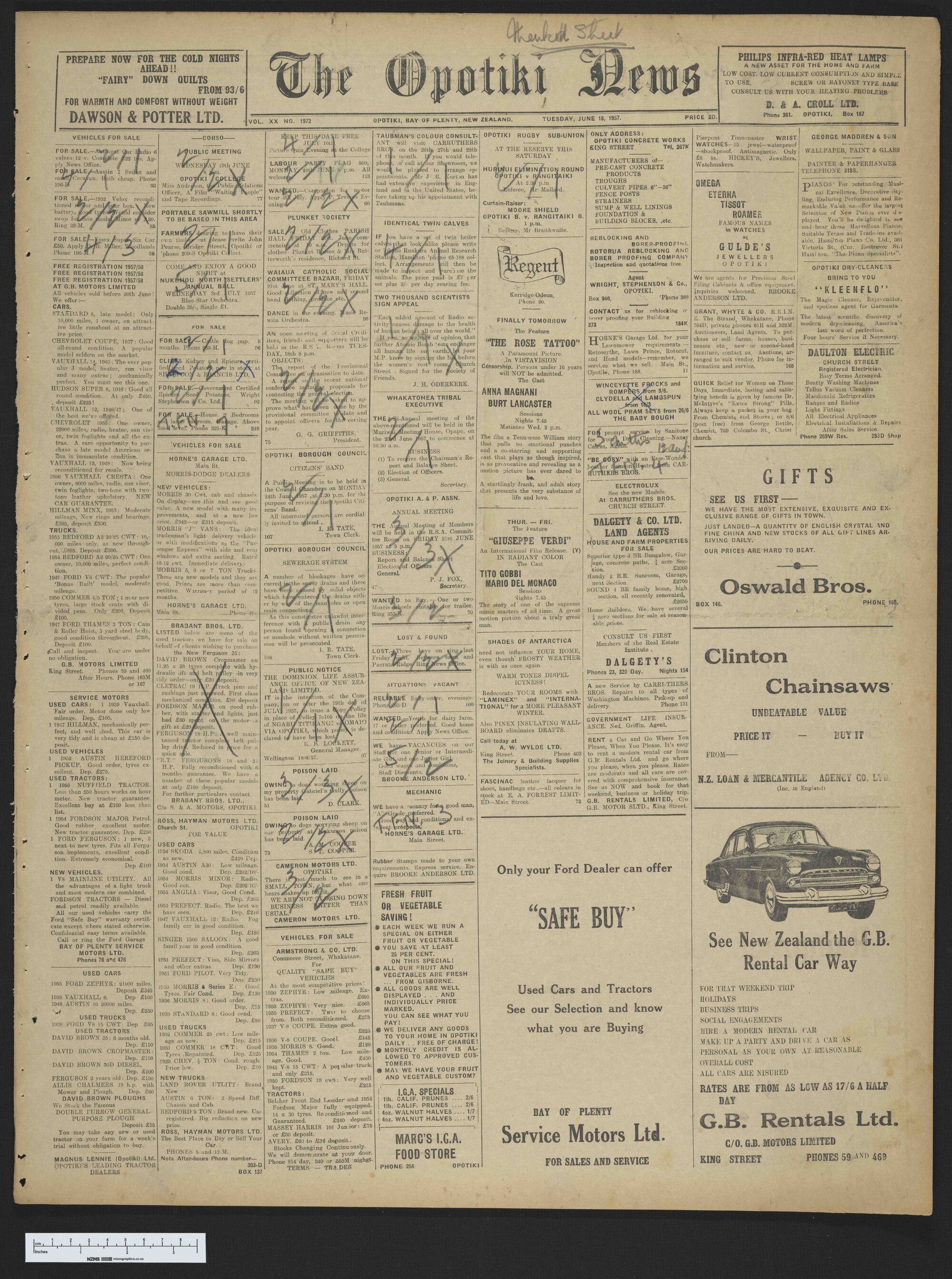 1957-06-18 Opotiki News