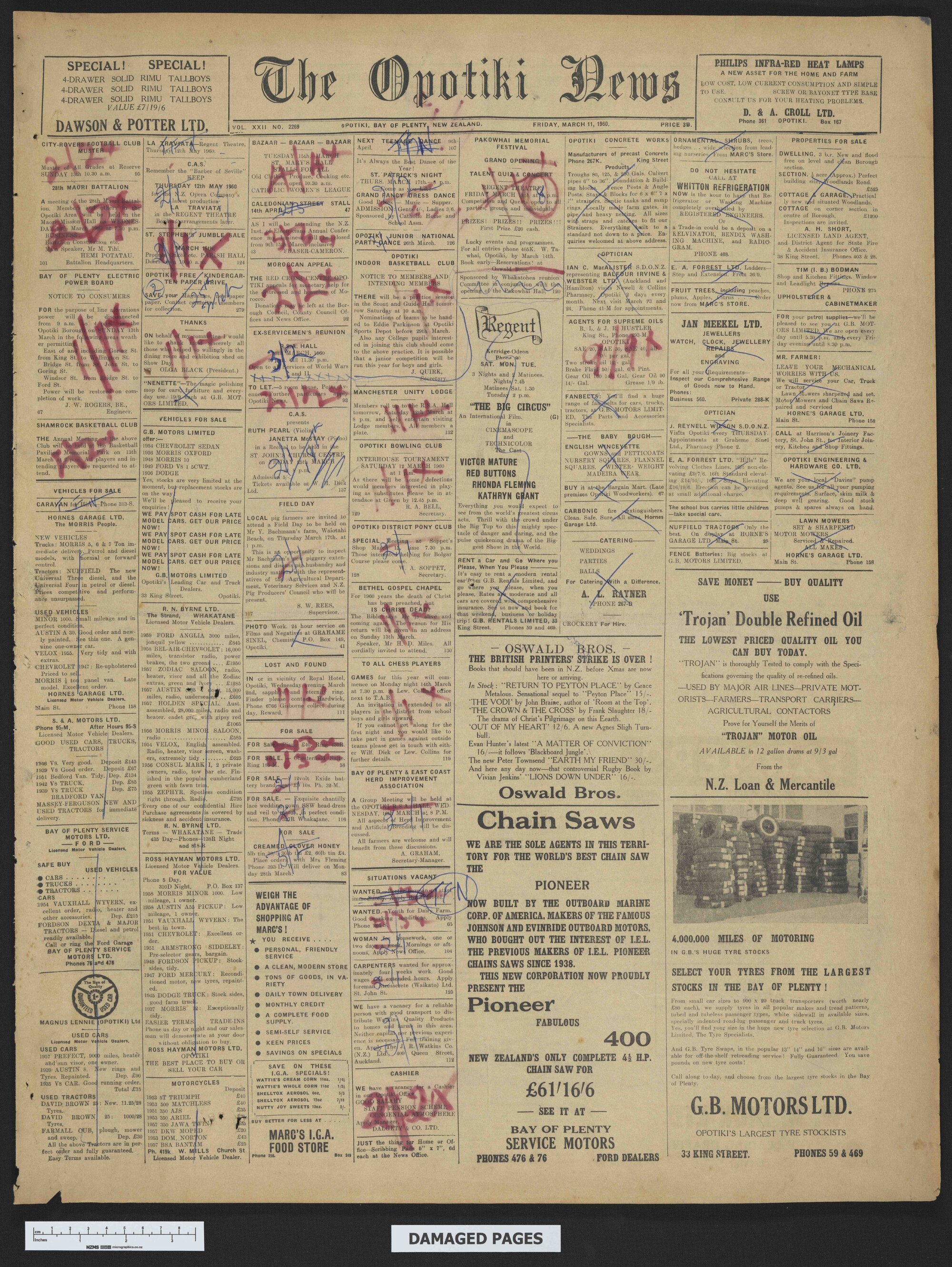 1960-03-11 Opotiki News