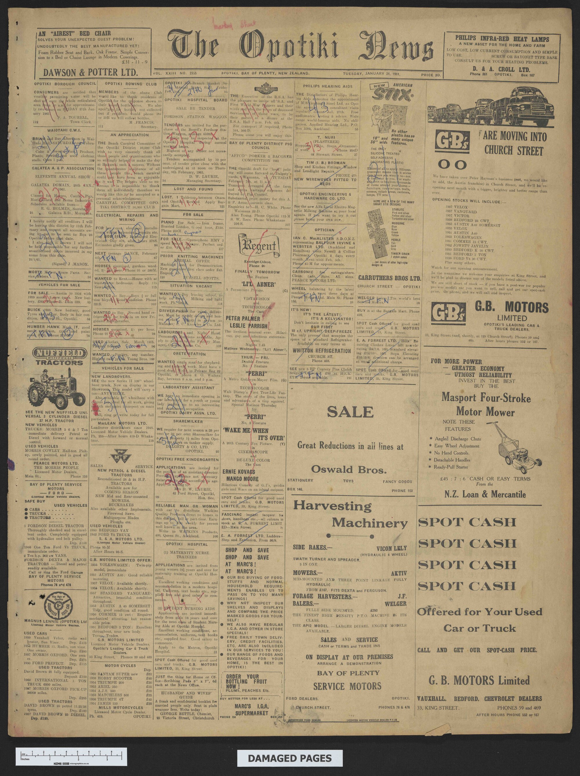 1961-01-24 Opotiki News