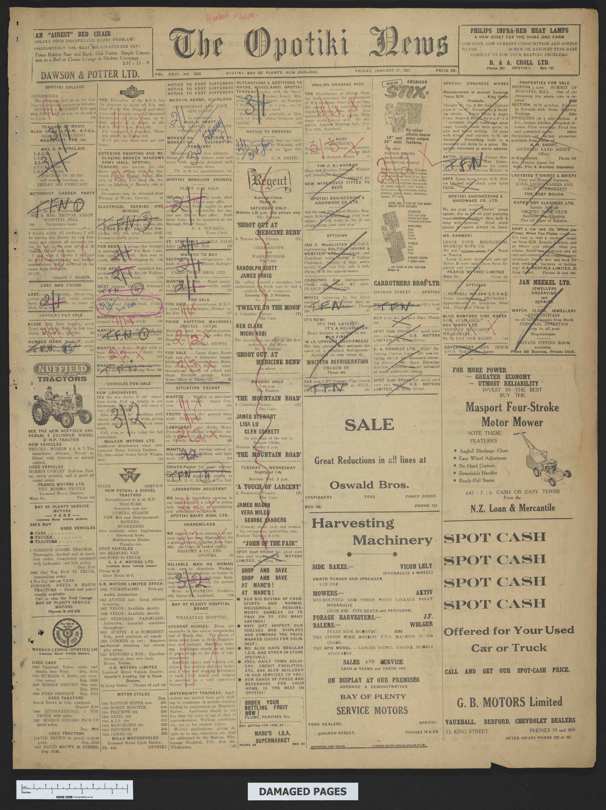 1961-01-27 Opotiki News
