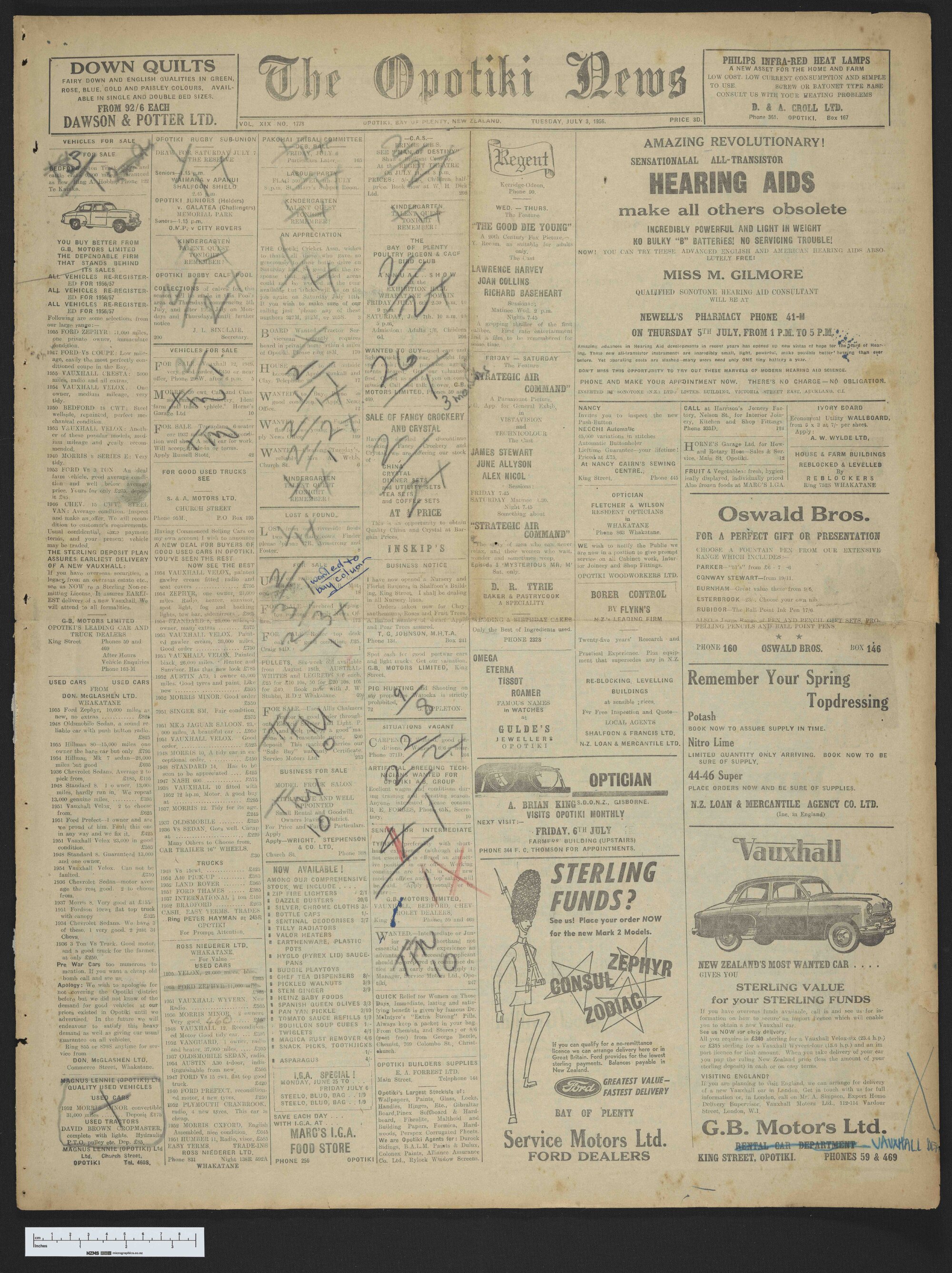 1956-07-03 Opotiki News