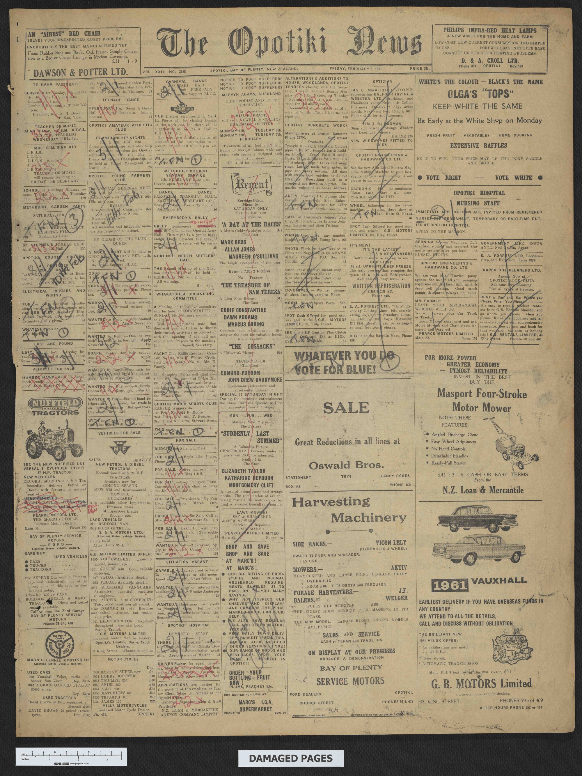 1961-02-03 Opotiki News