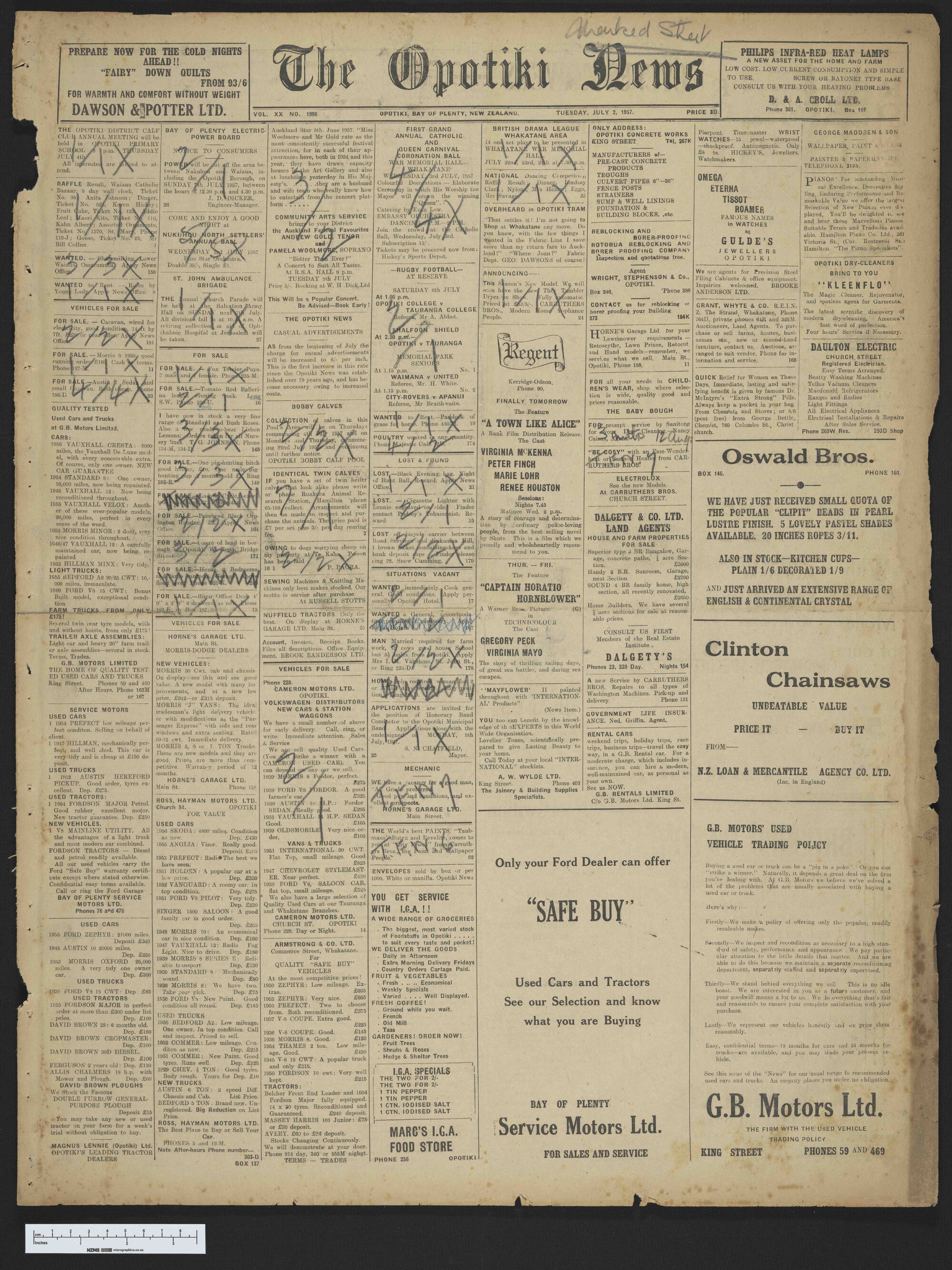 1957-07-02 Opotiki News
