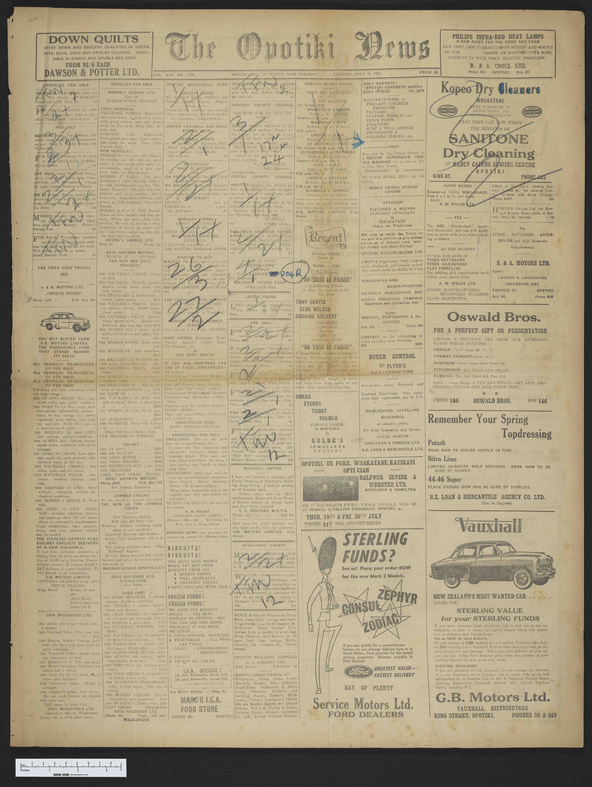 1956-07-10 Opotiki News