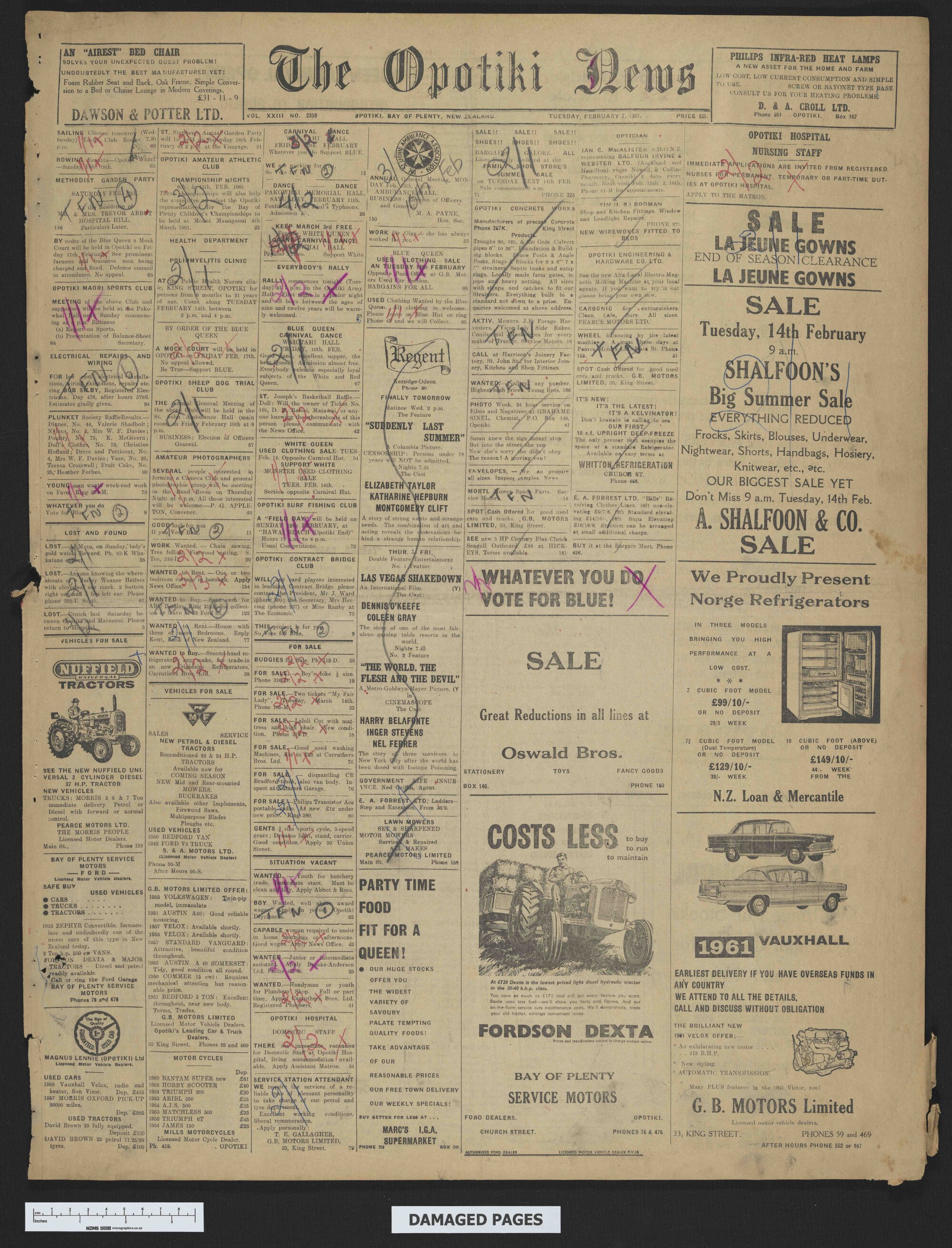 1961-02-07 Opotiki News