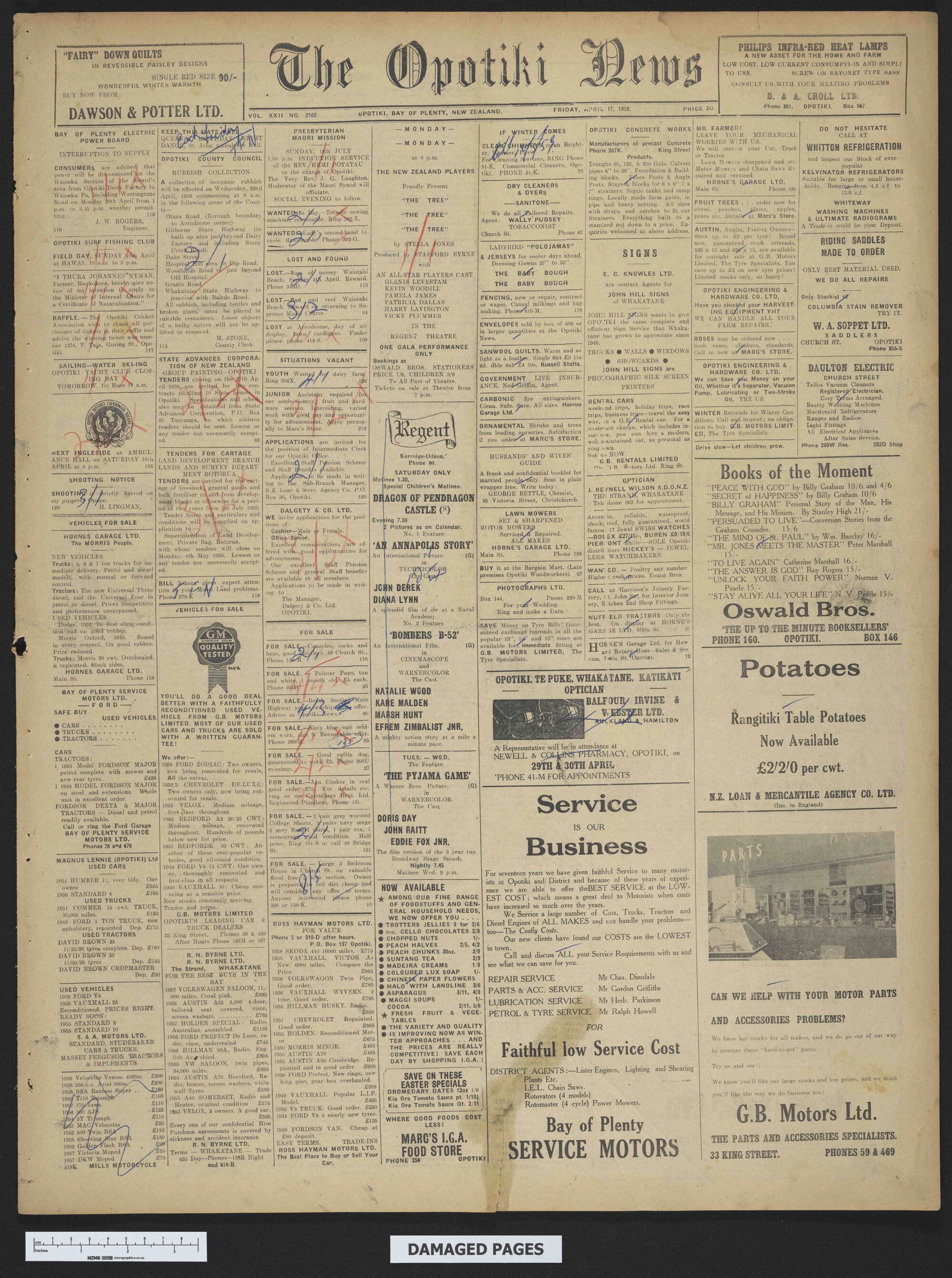 1959-04-17 Opotiki News