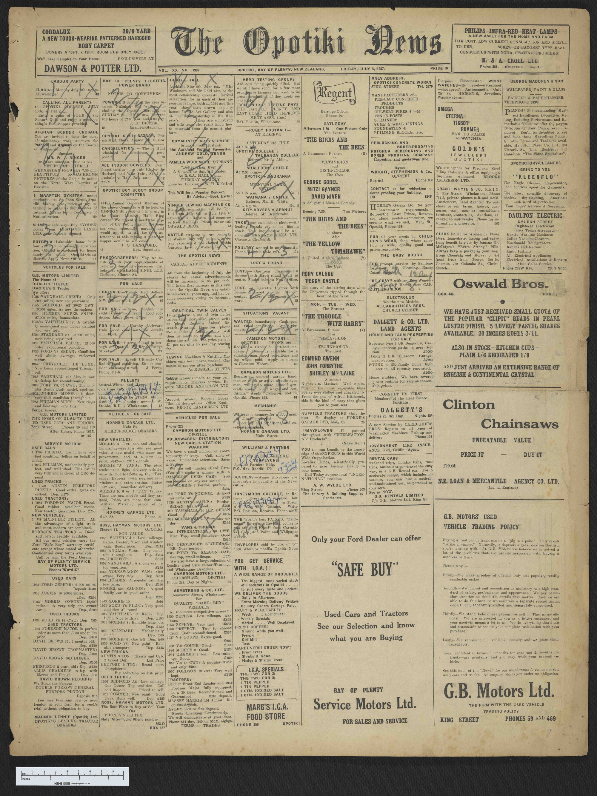 1957-07-05 Opotiki News