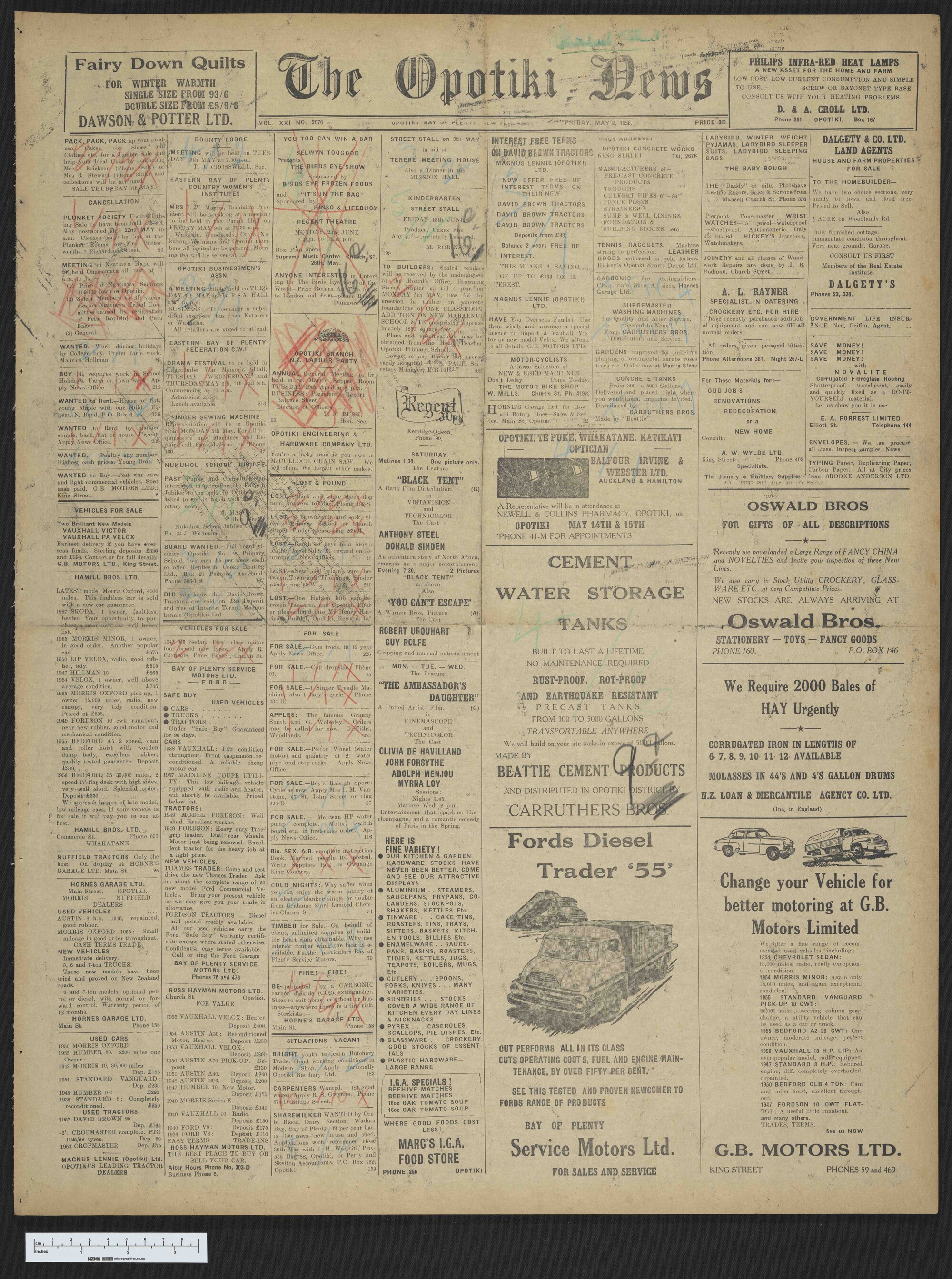 1958-05-02 Opotiki News