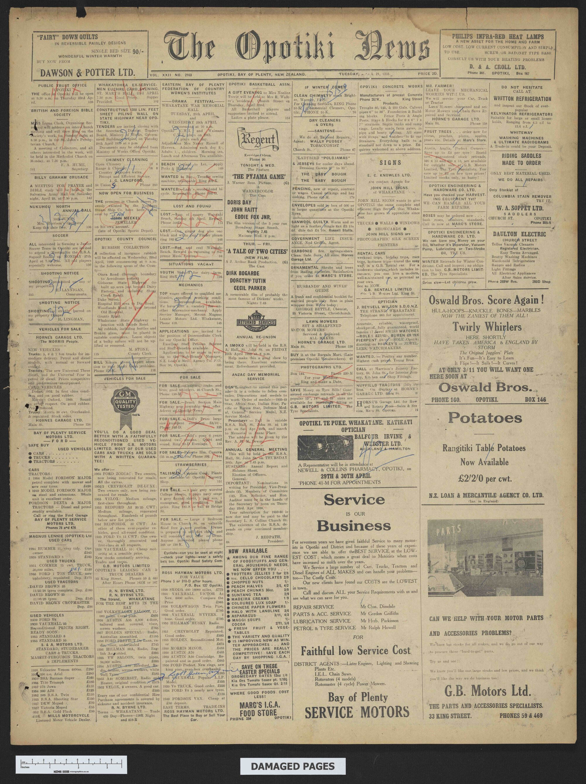 1959-04-21 Opotiki News