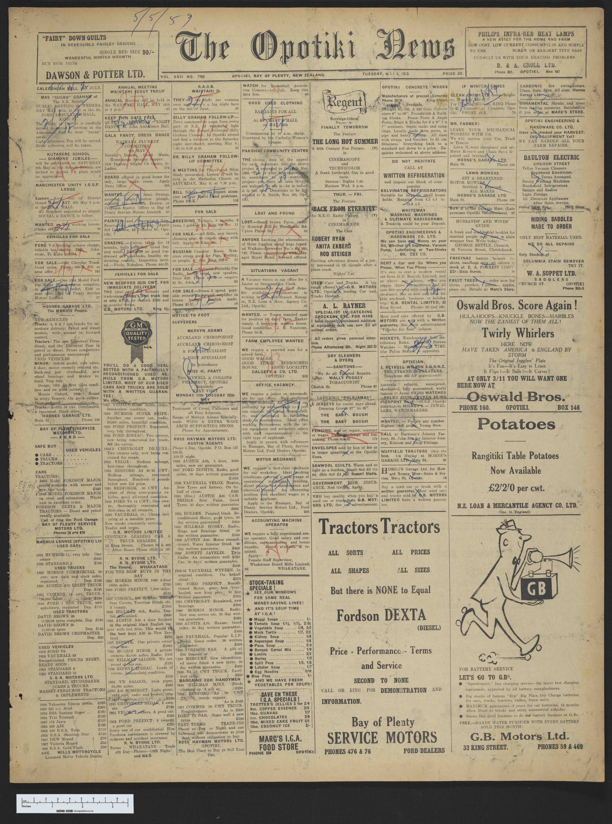1959-05-05 Opotiki News