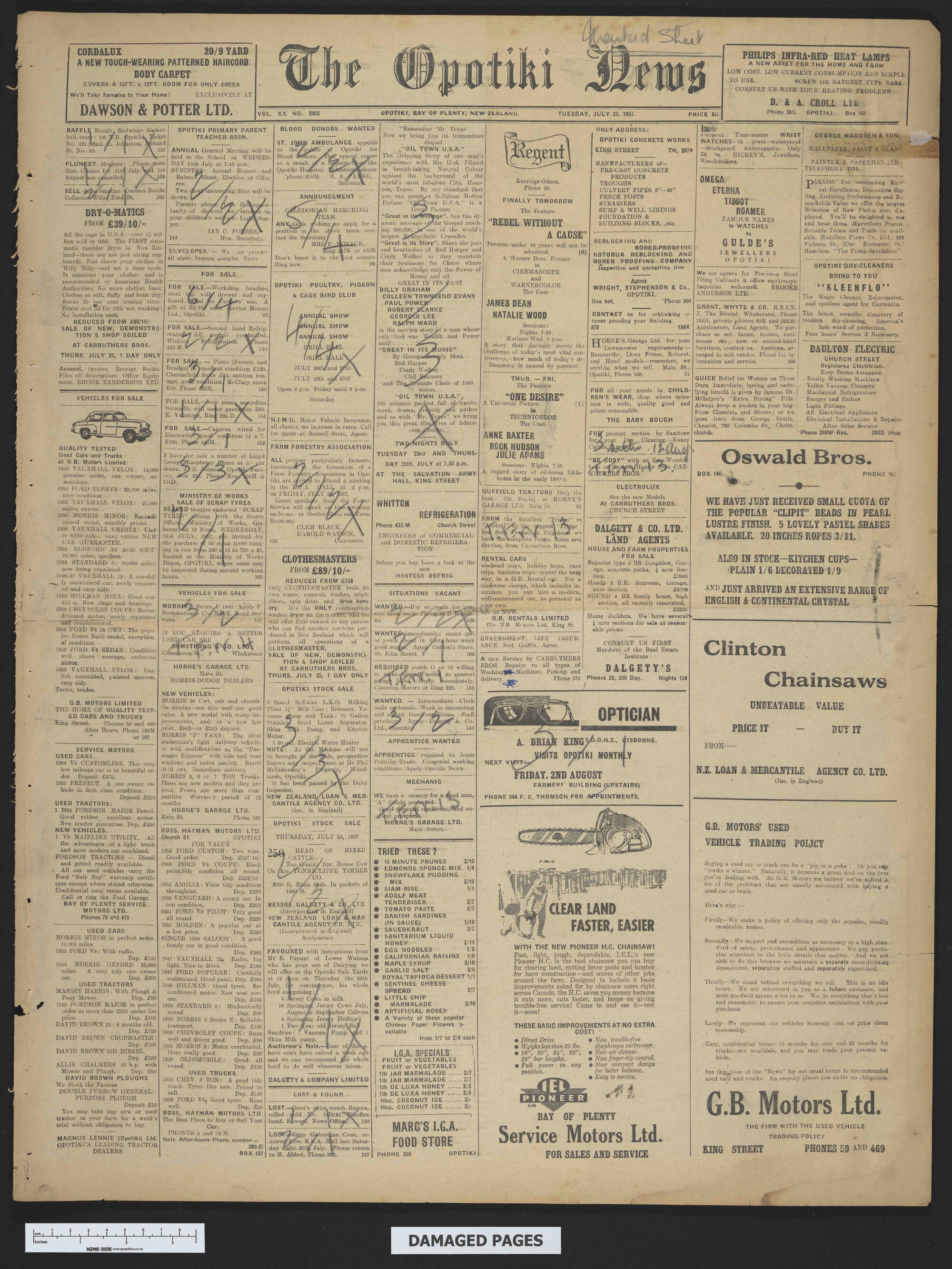 1957-07-23 Opotiki News