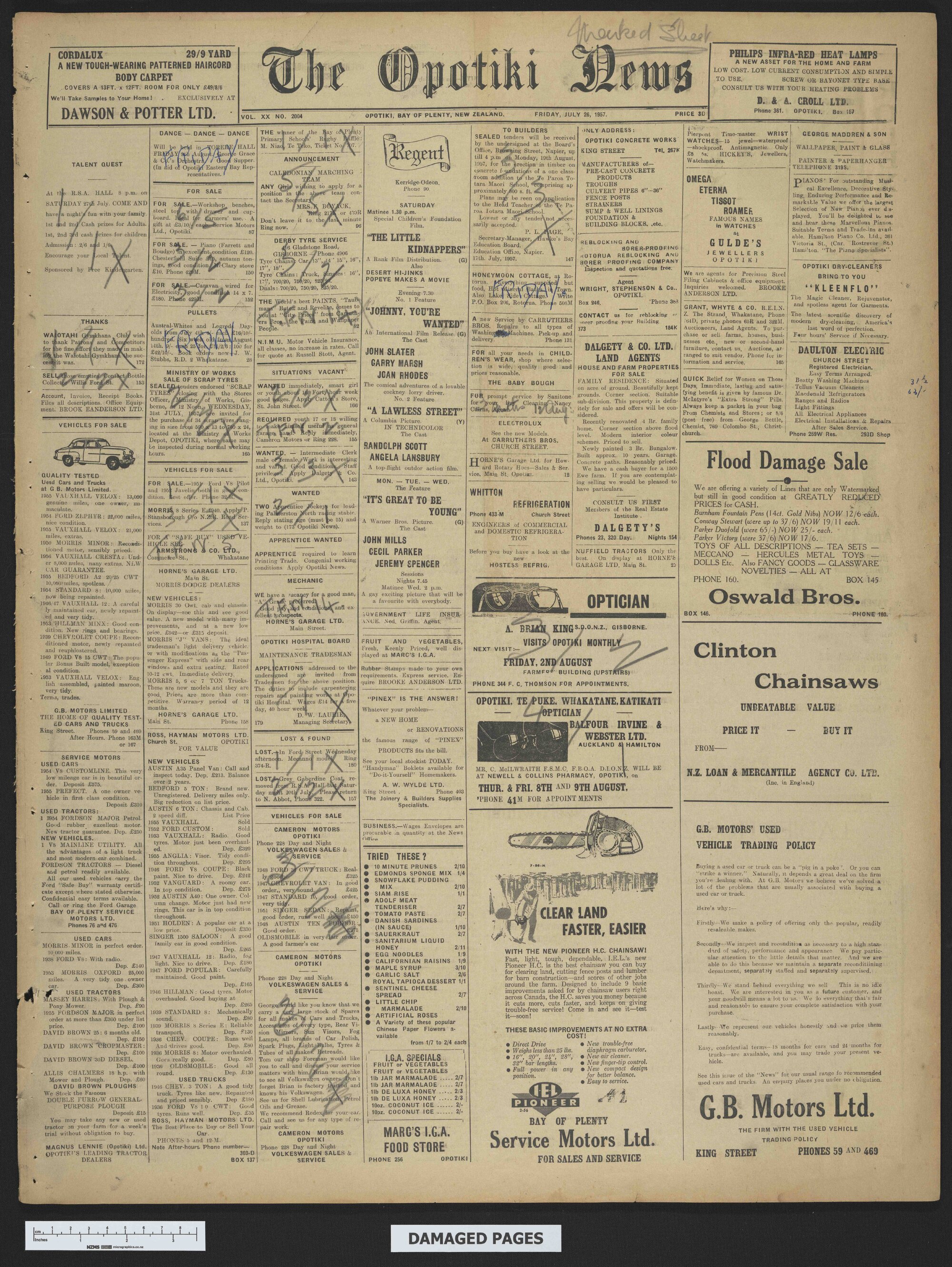 1957-07-26 Opotiki News