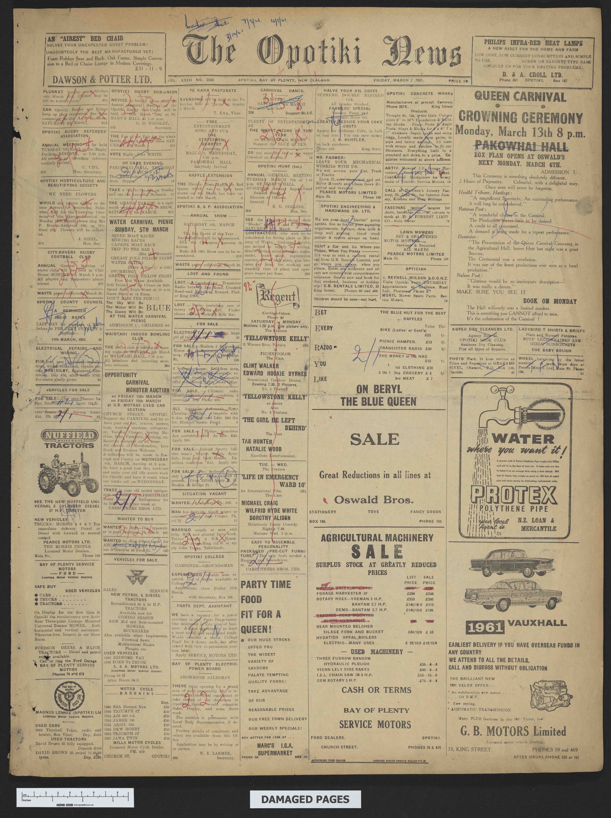 1961-03-03 Opotiki News