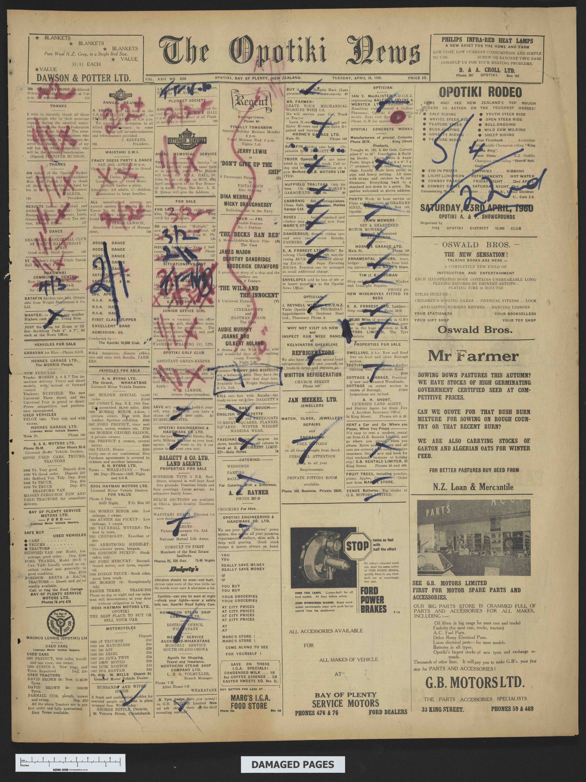 1960-04-19 Opotiki News