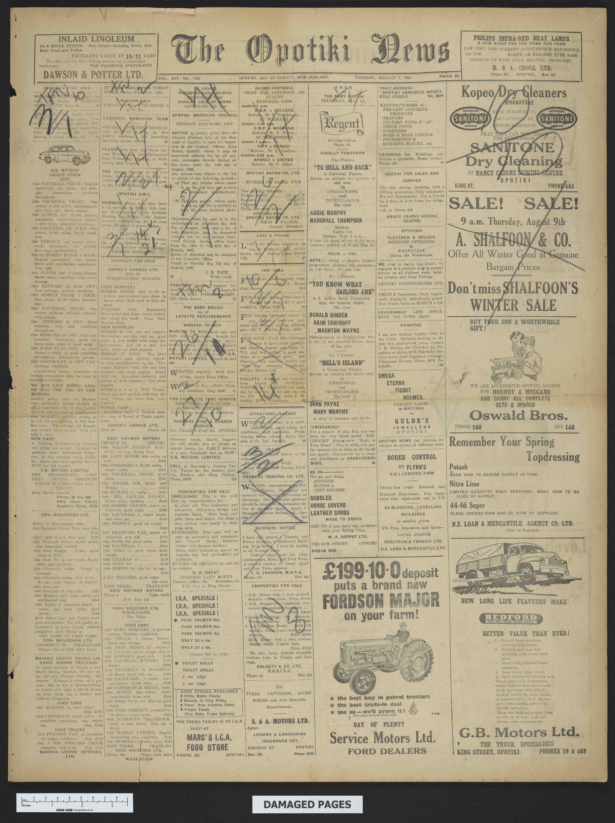1956-08-07 Opotiki News