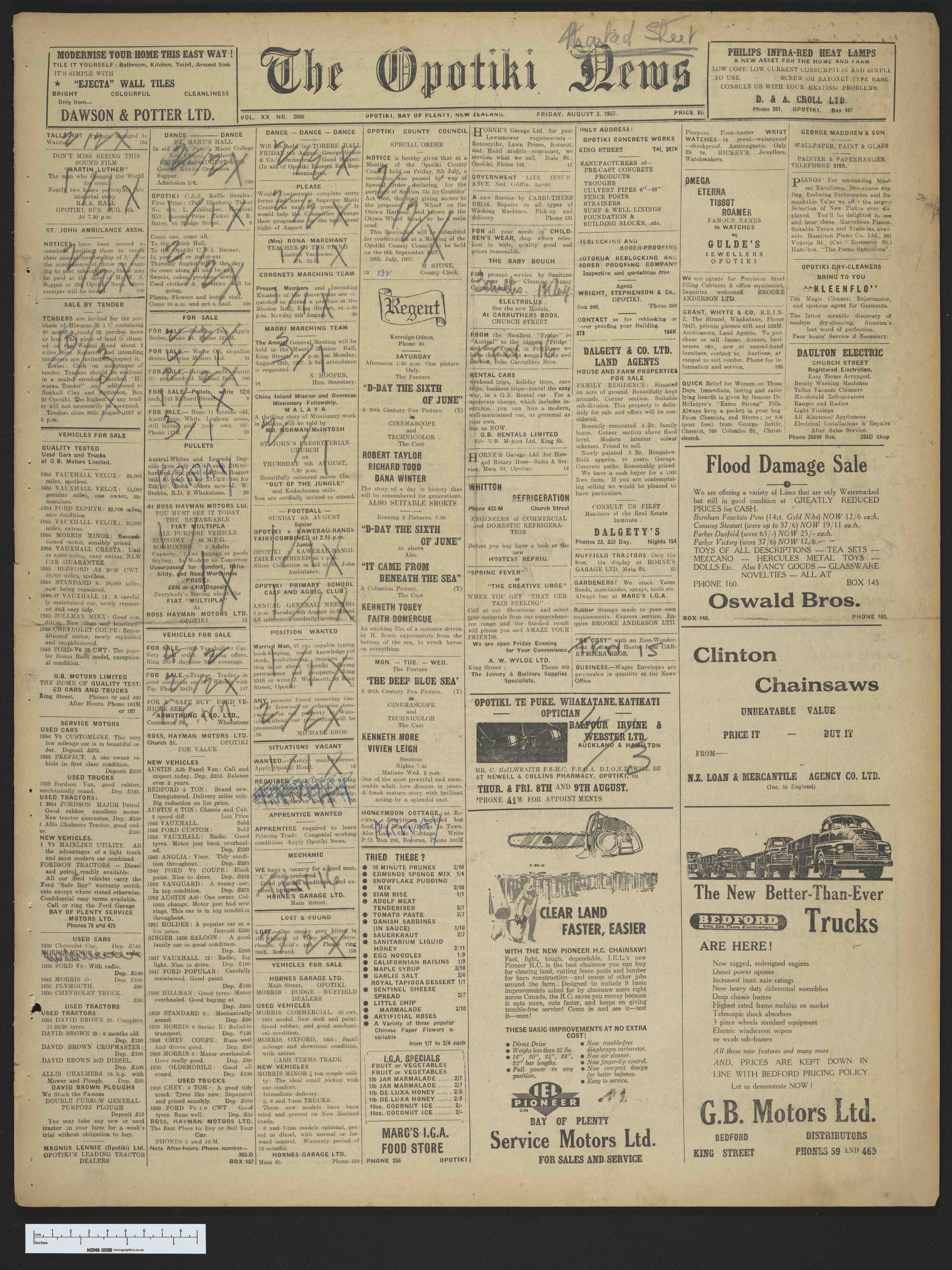 1957-08-02 Opotiki News