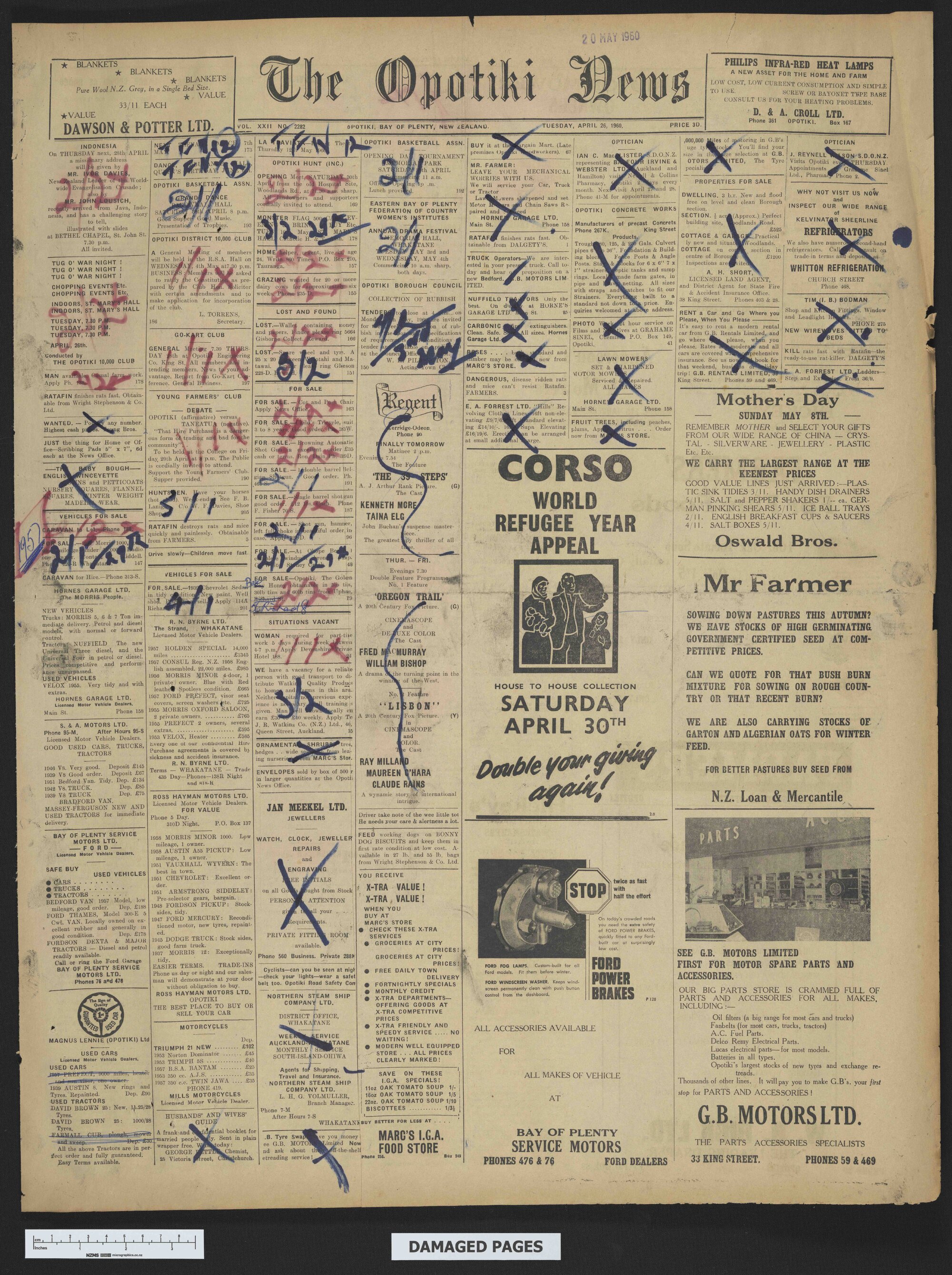 1960-04-26 Opotiki News