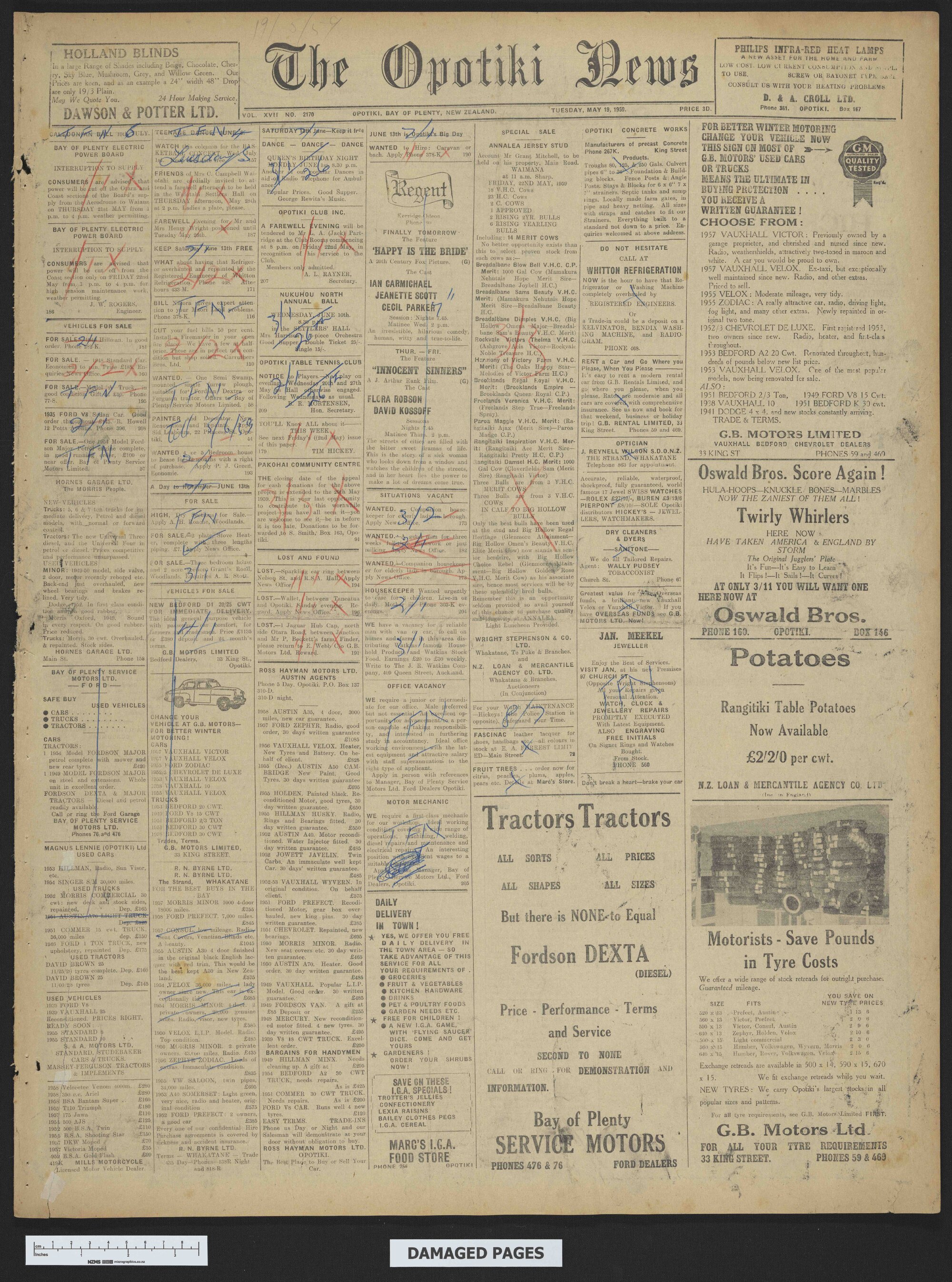 1959-05-19 Opotiki News