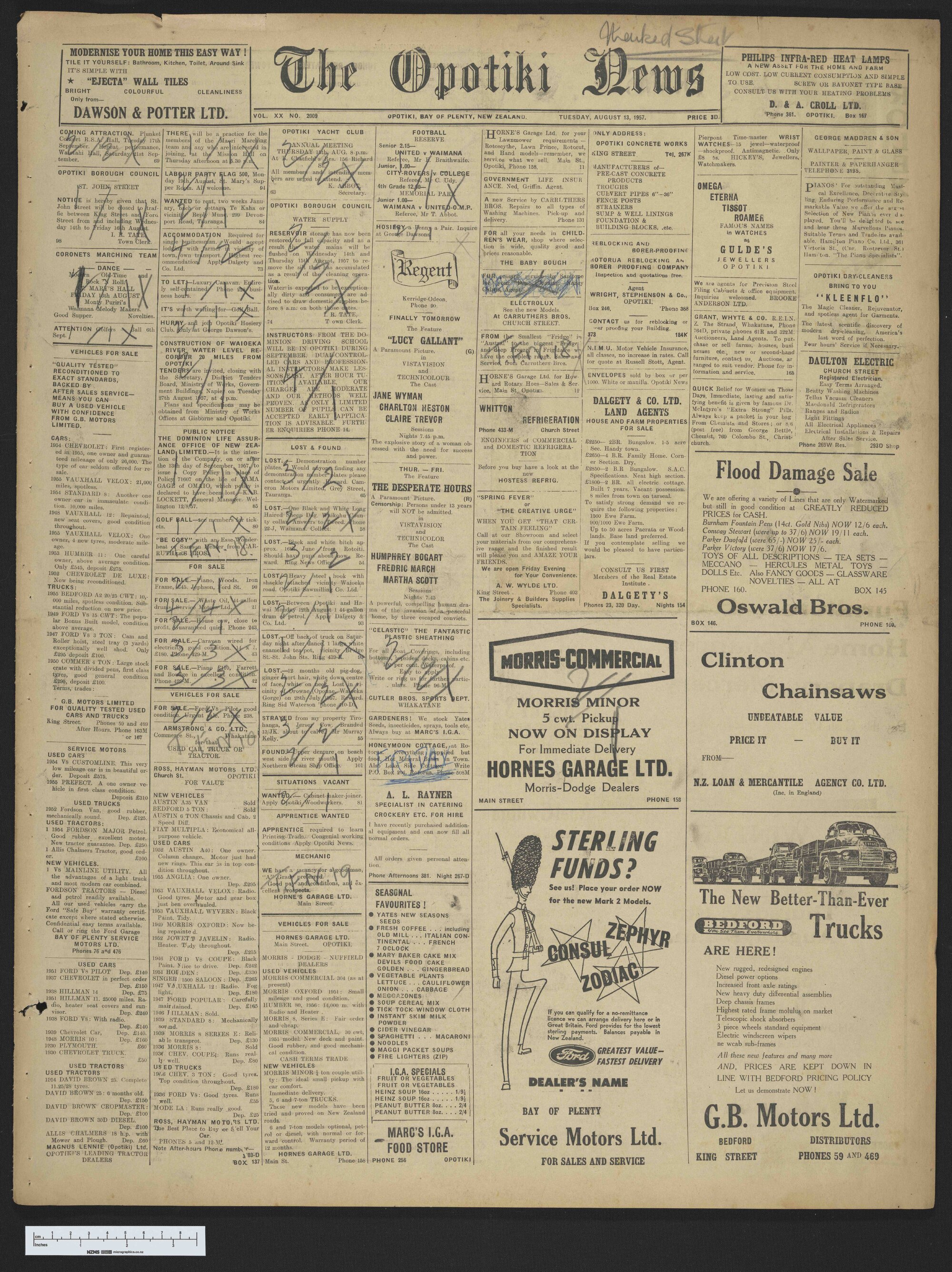 1957-08-13 Opotiki News