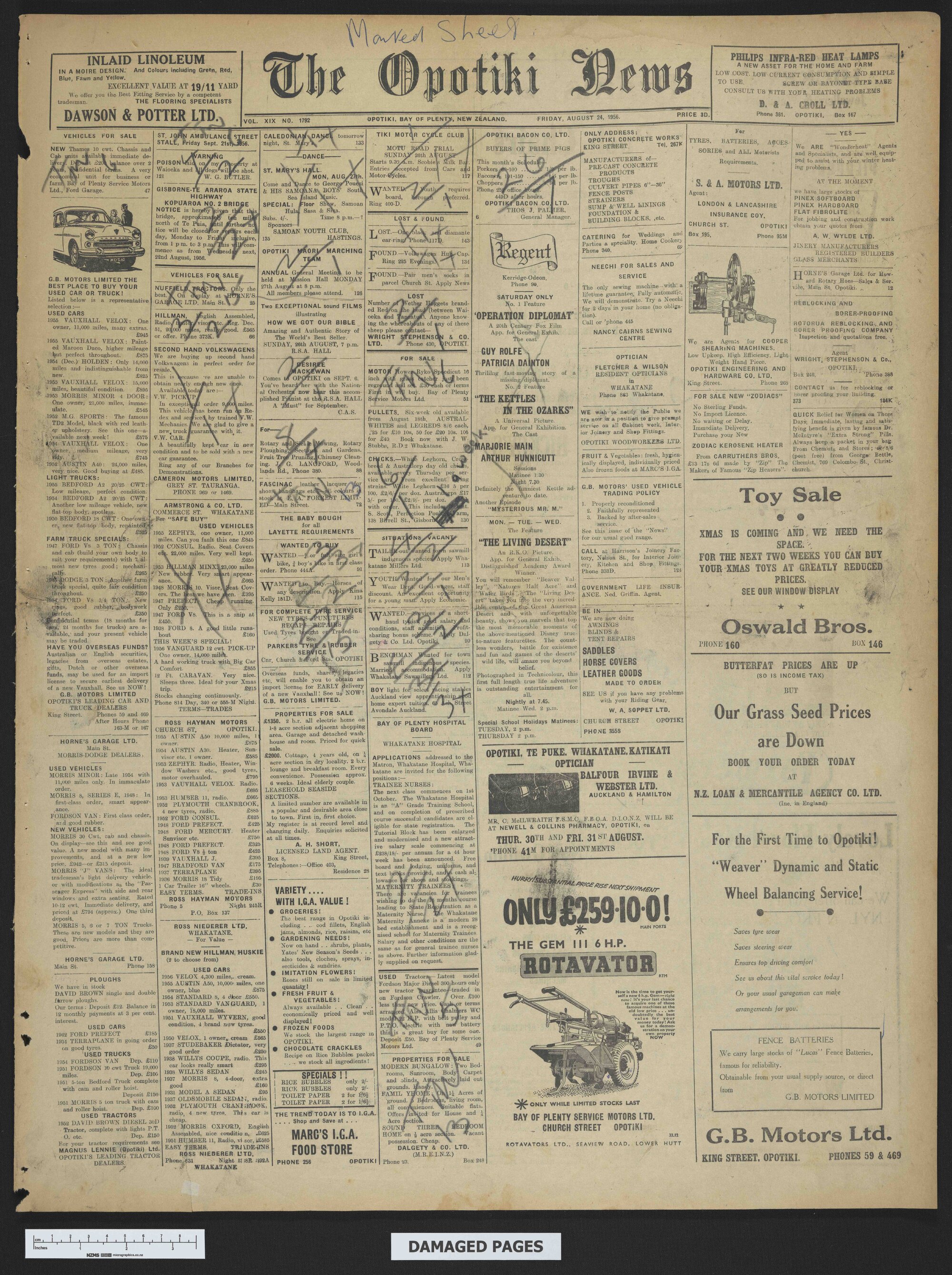 1956-08-24 Opotiki News