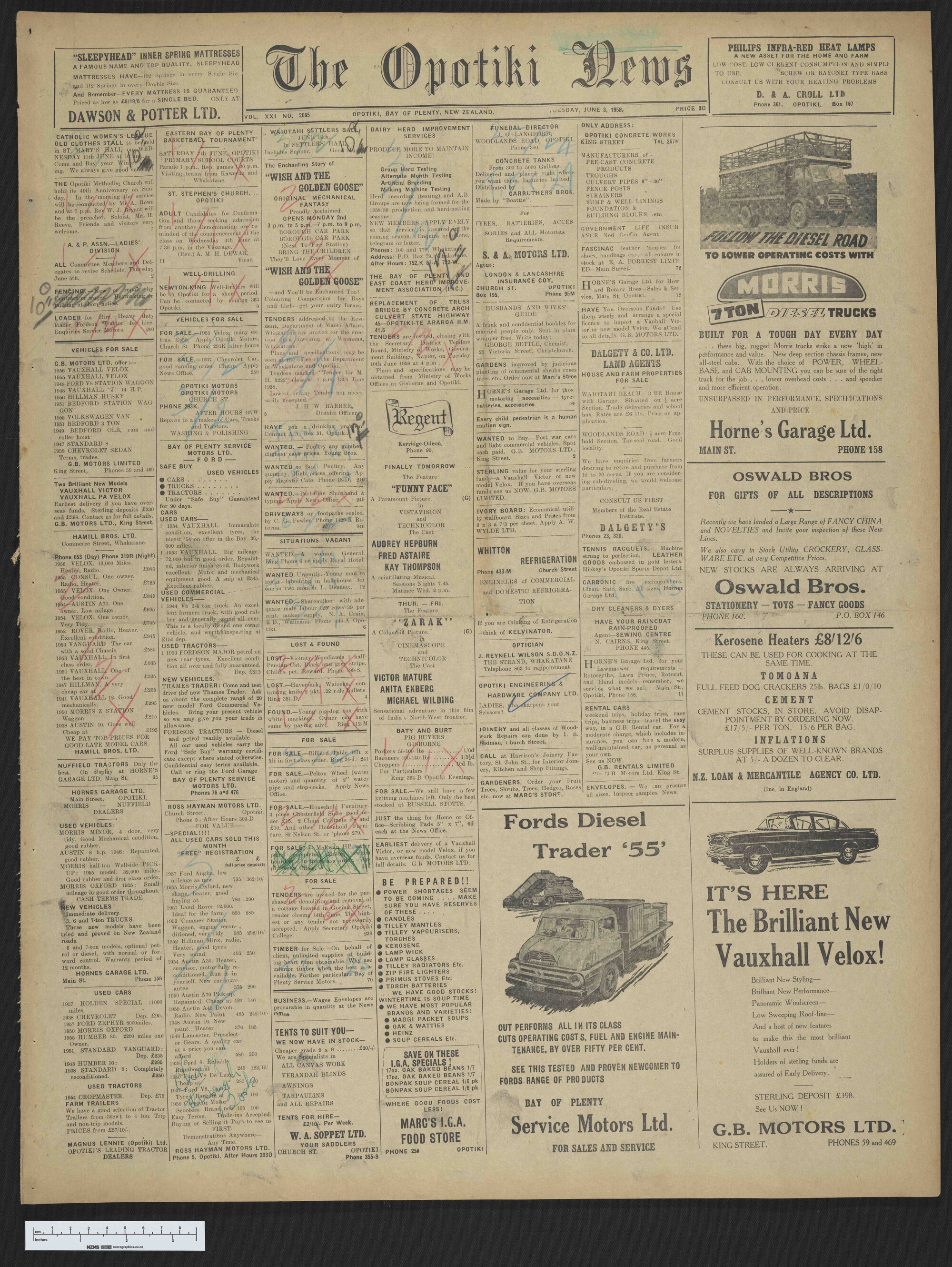 1958-06-03 Opotiki News