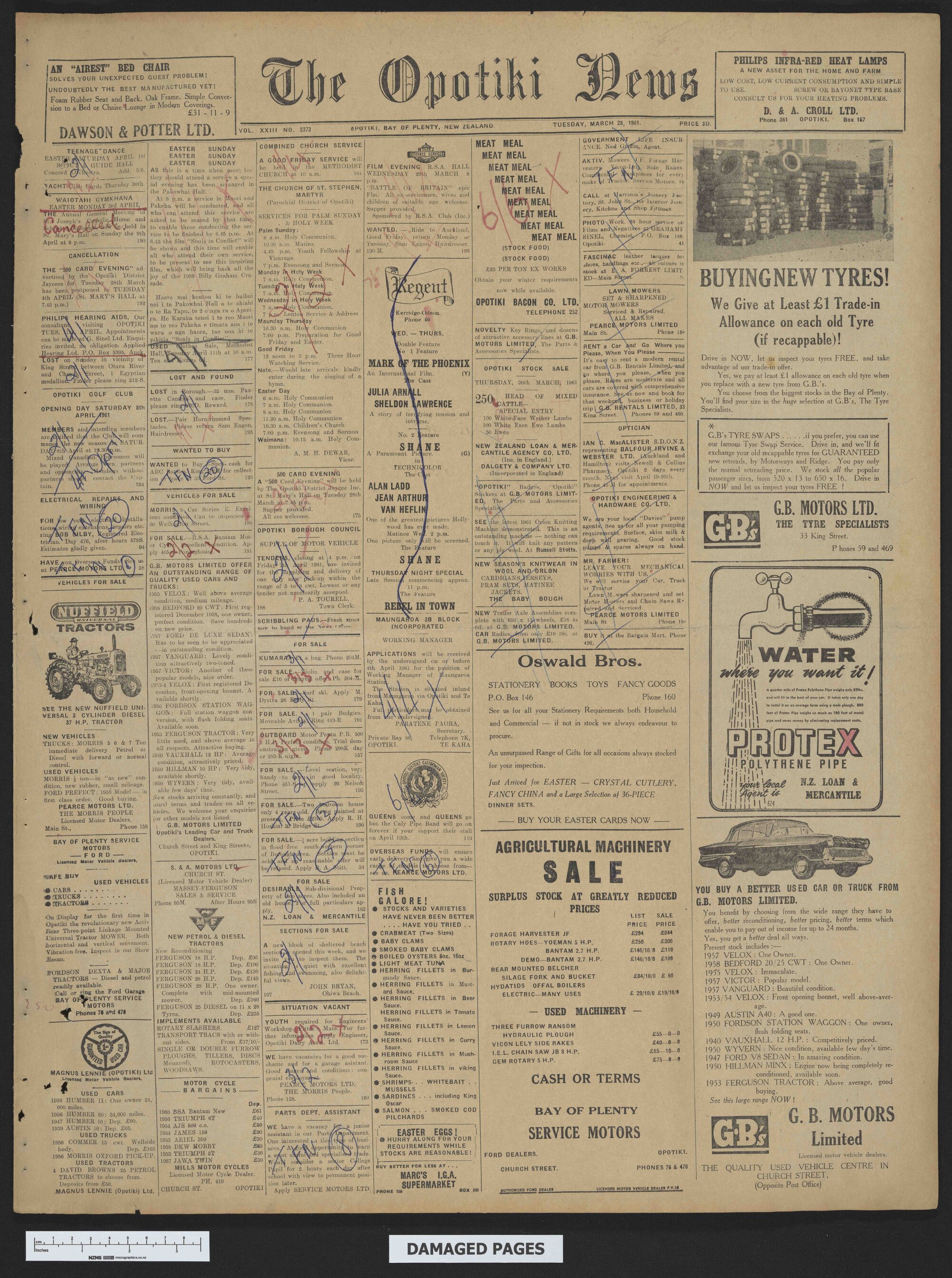 1961-03-28 Opotiki News