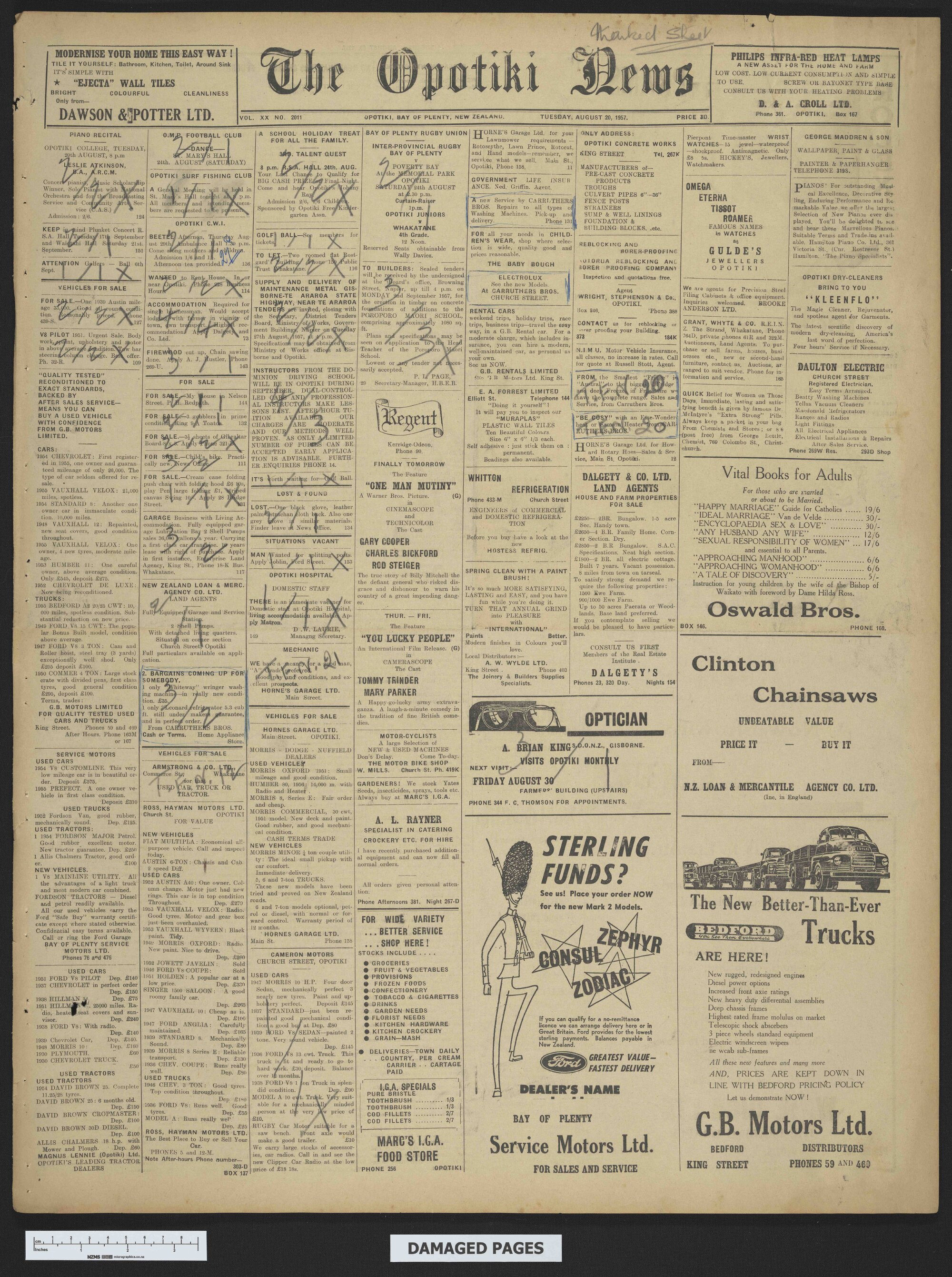 1957-08-20 Opotiki News