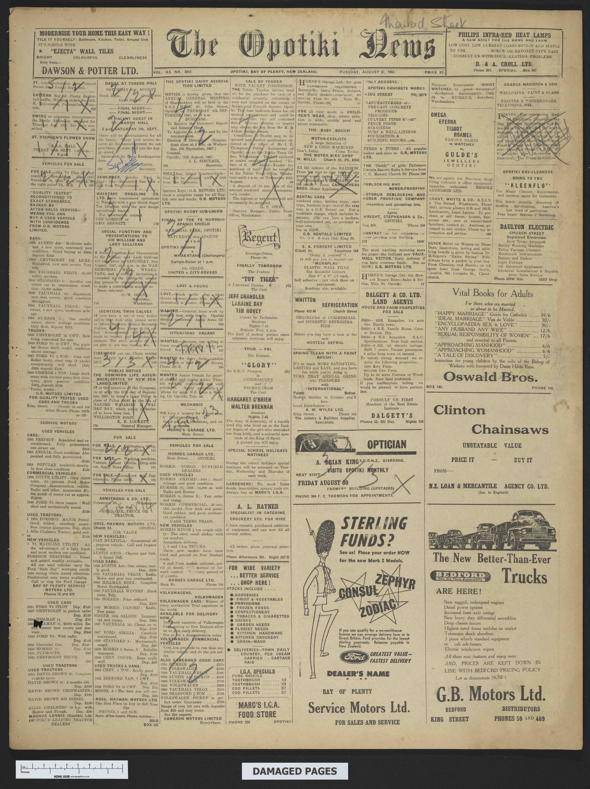 1957-08-27 Opotiki News