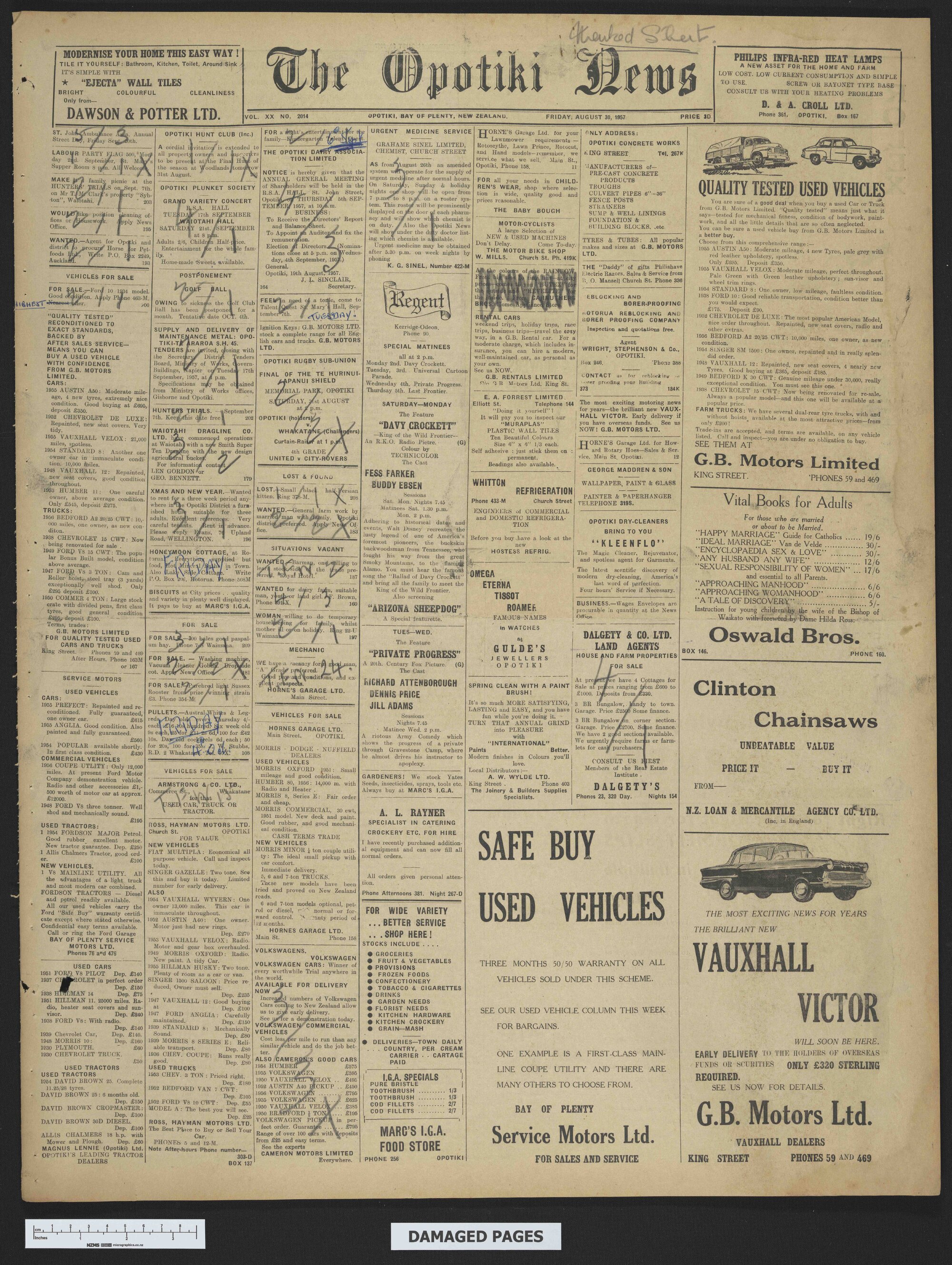 1957-08-30 Opotiki News