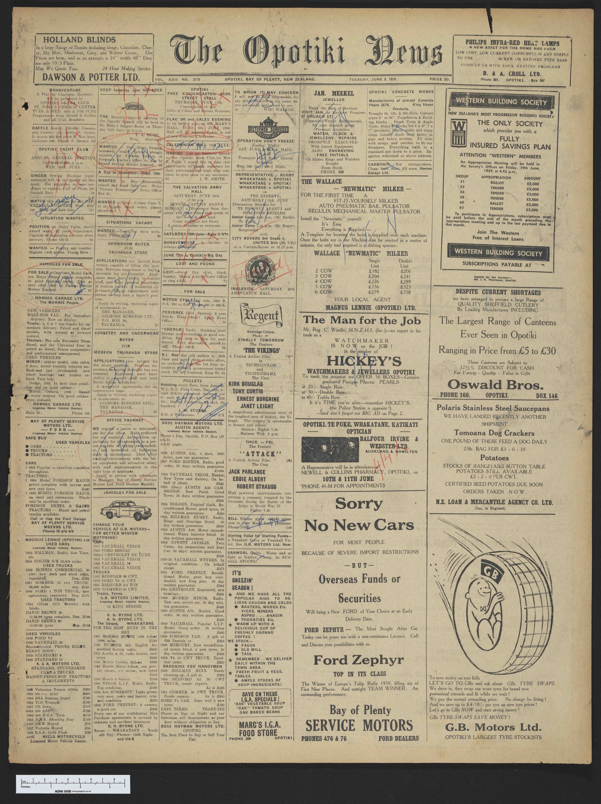 1959-06-09 Opotiki News