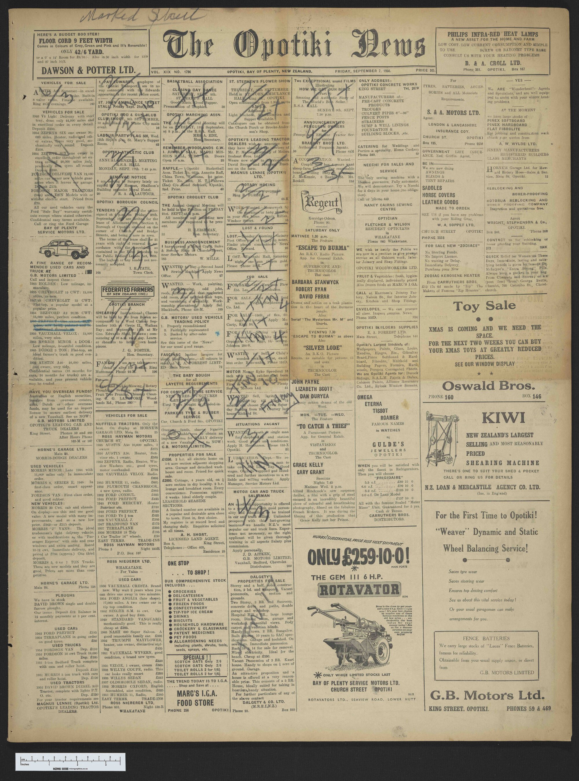1956-09-07 Opotiki News