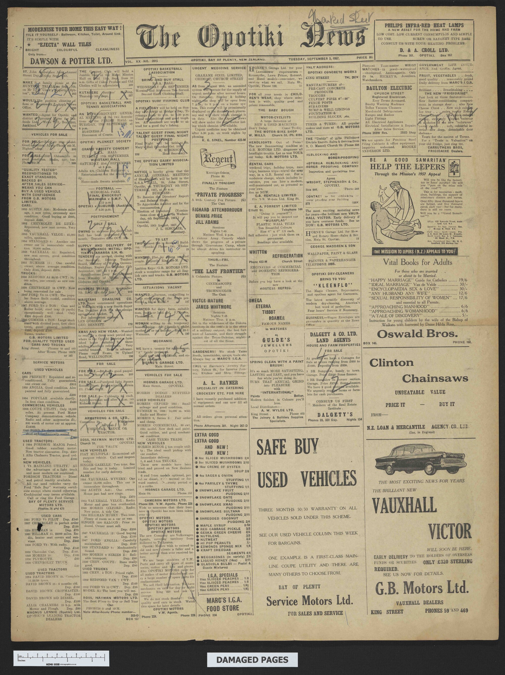 1957-09-03 Opotiki News