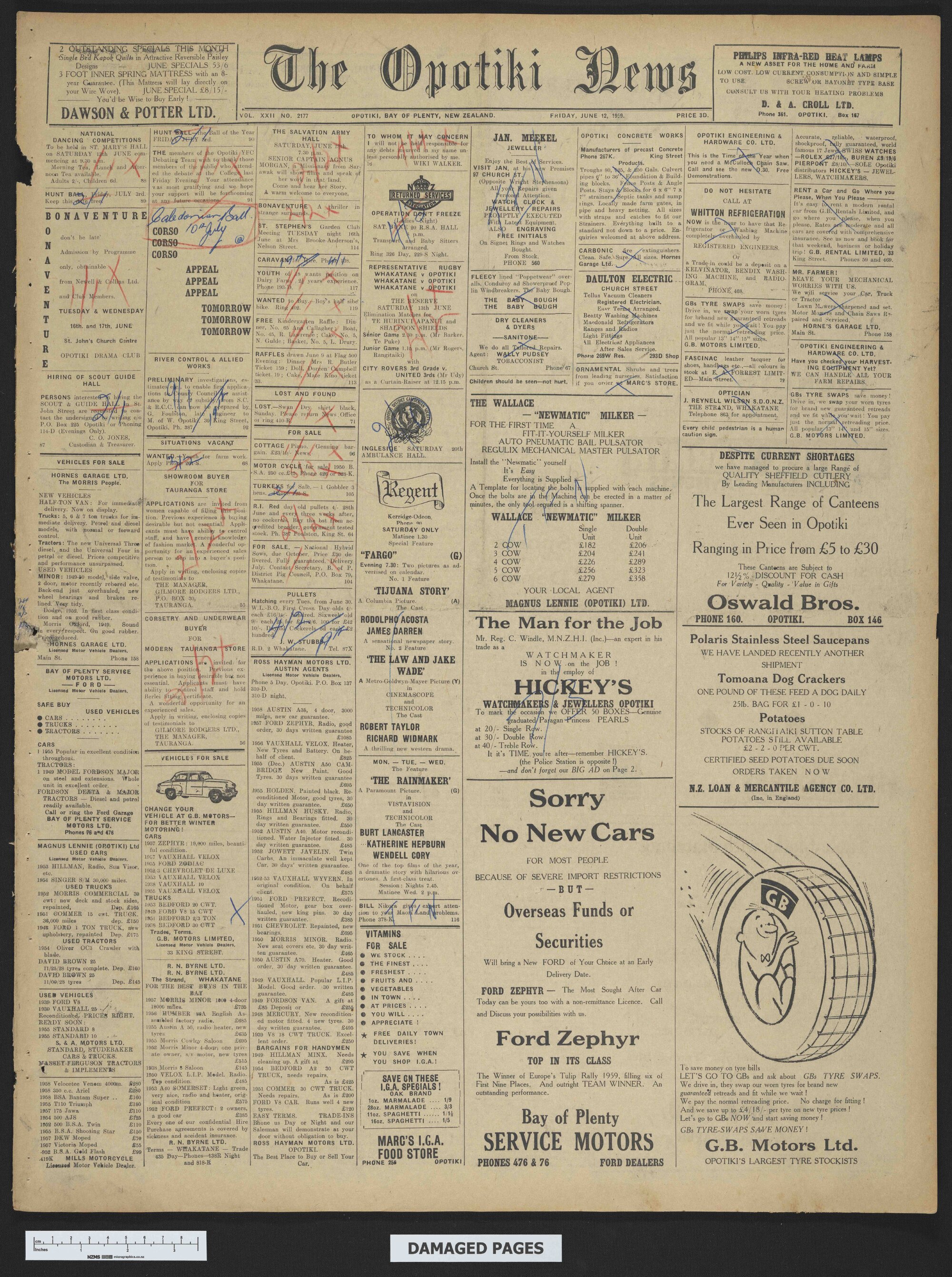 1959-06-12 Opotiki News