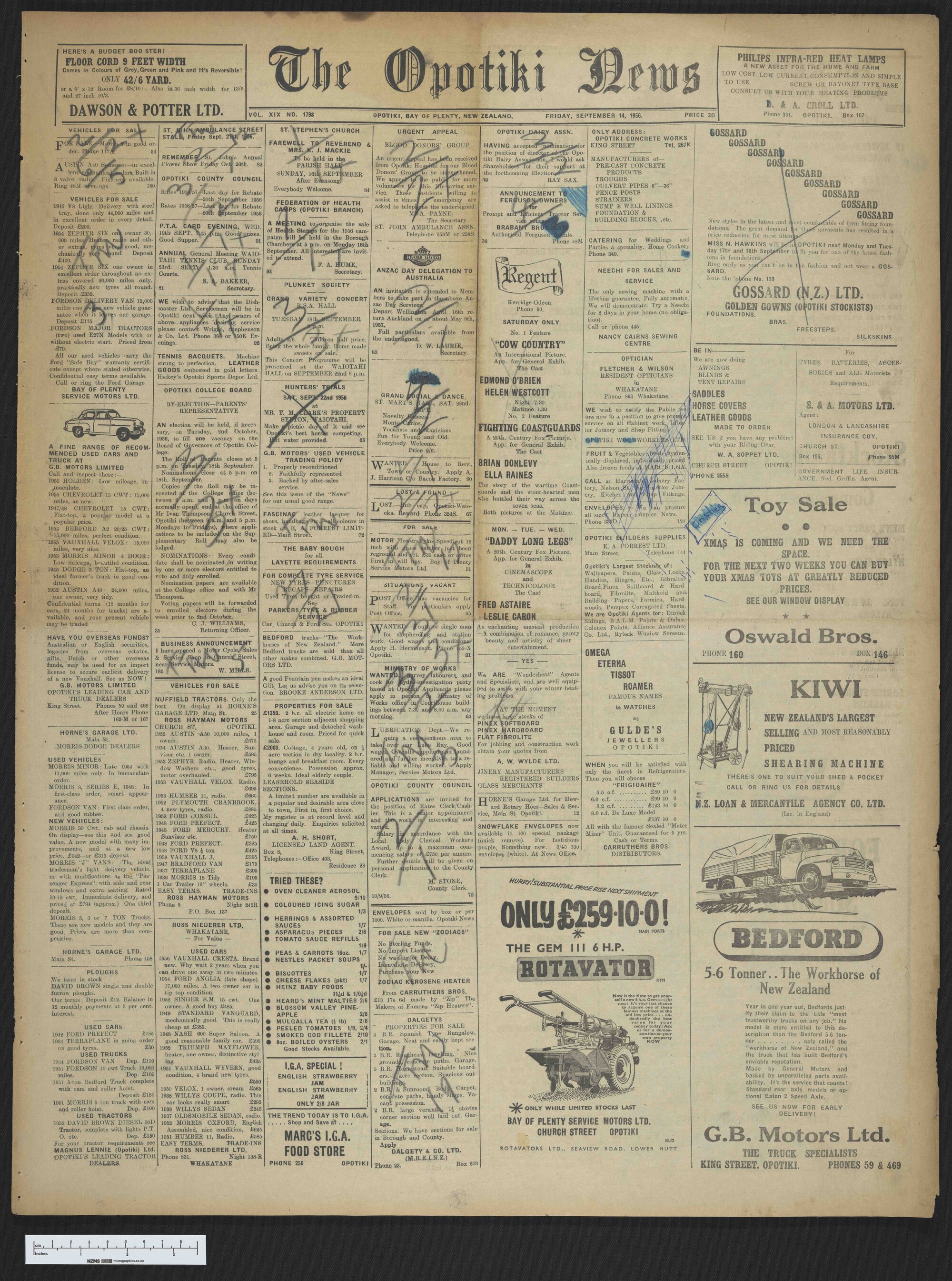 1956-09-14 Opotiki News