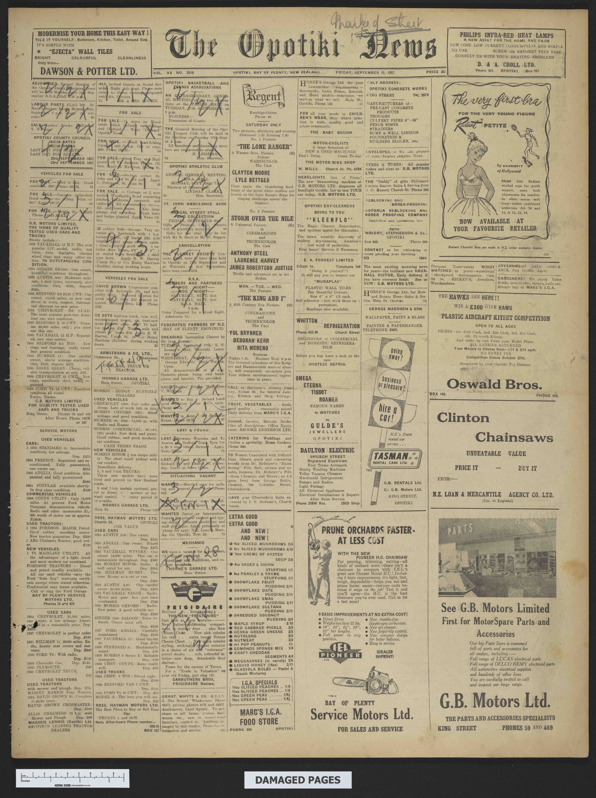 1957-09-13 Opotiki News