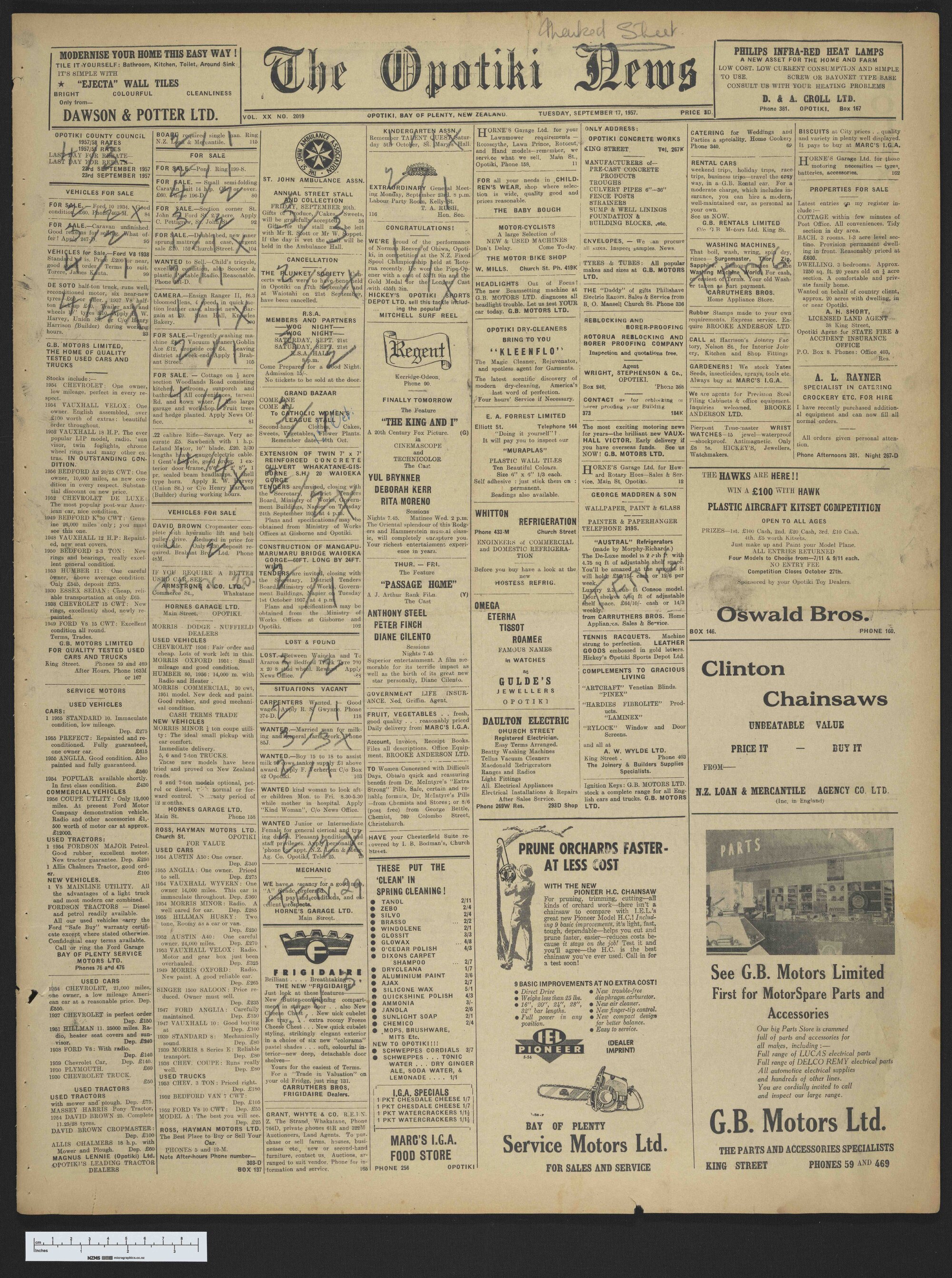 1957-09-17 Opotiki News