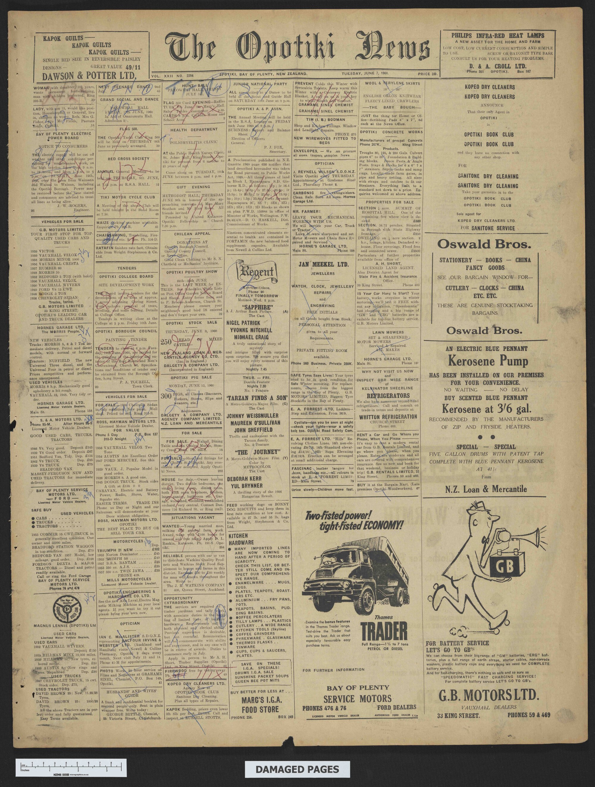 1960-06-07 Opotiki News