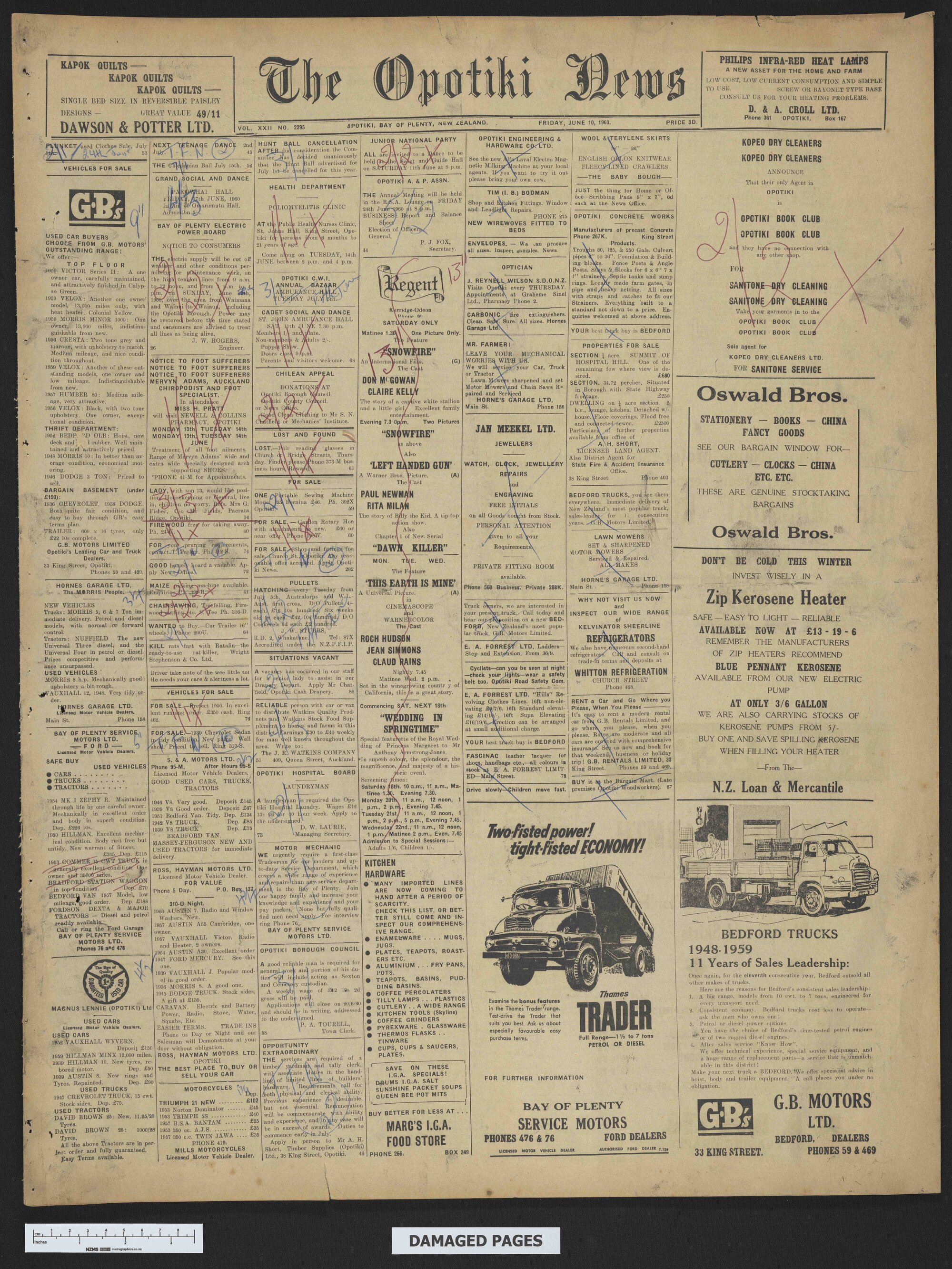 1960-06-10 Opotiki News